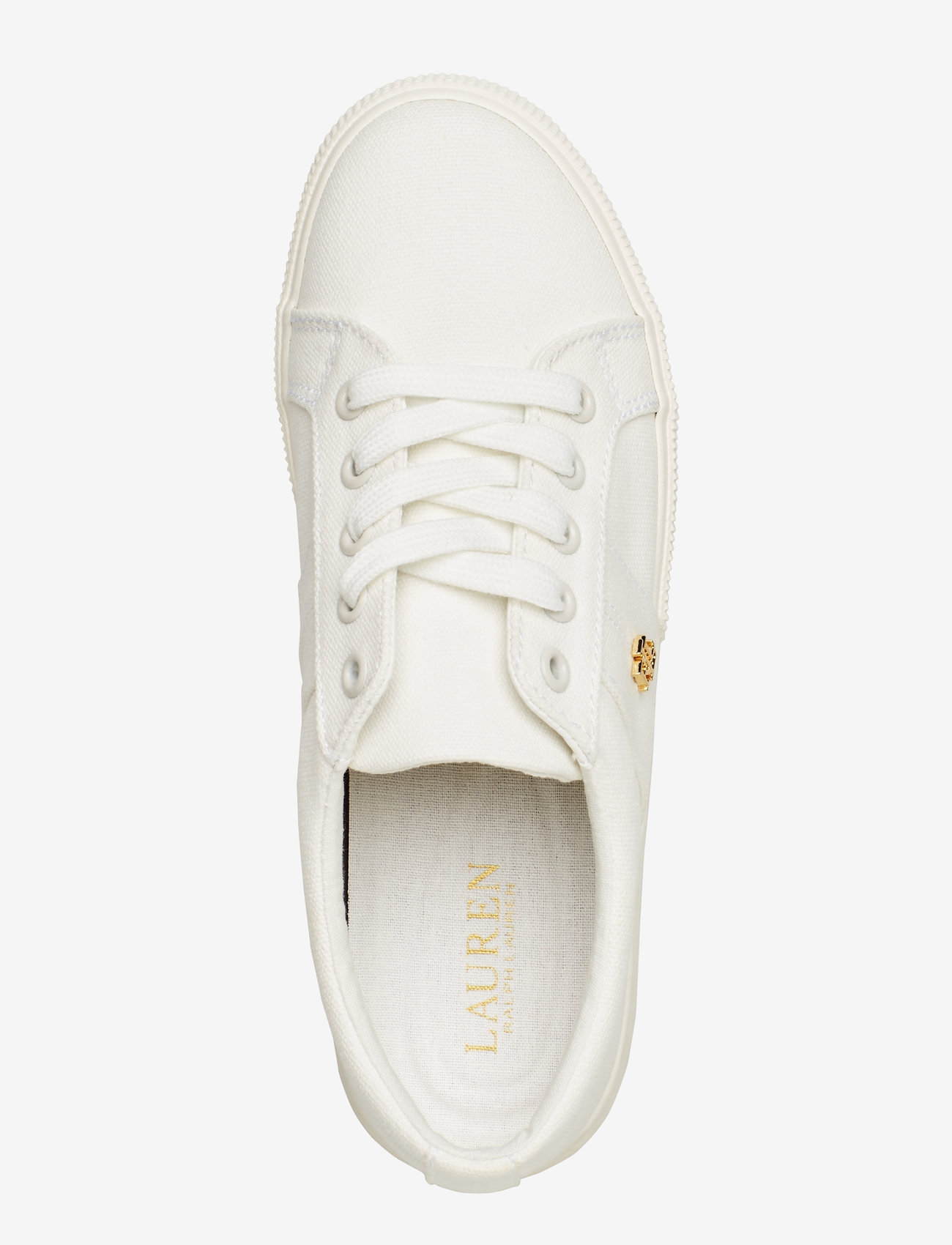 Lauren Ralph Lauren - Janson II Canvas Sneaker - konfirmation - optic white - 3