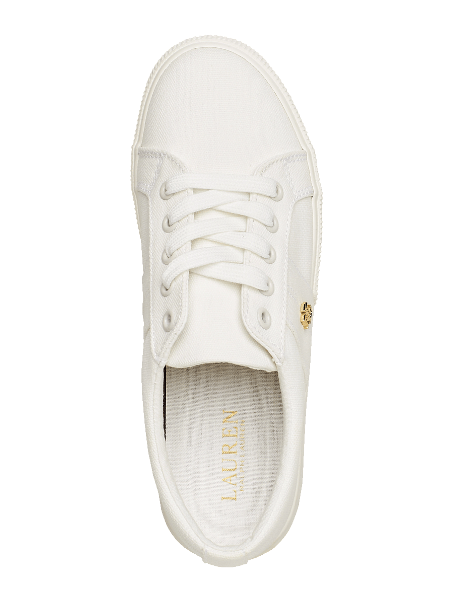 Lauren Ralph Lauren - Janson II Canvas Sneaker - konfirmatsioon - optic white - 3