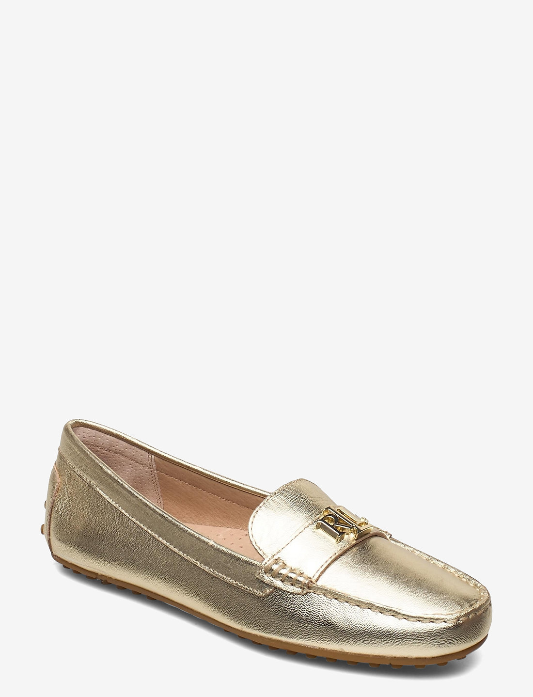 Lauren Ralph Lauren Barnsbury Metallic Loafer instappers winkel bij Booztlet