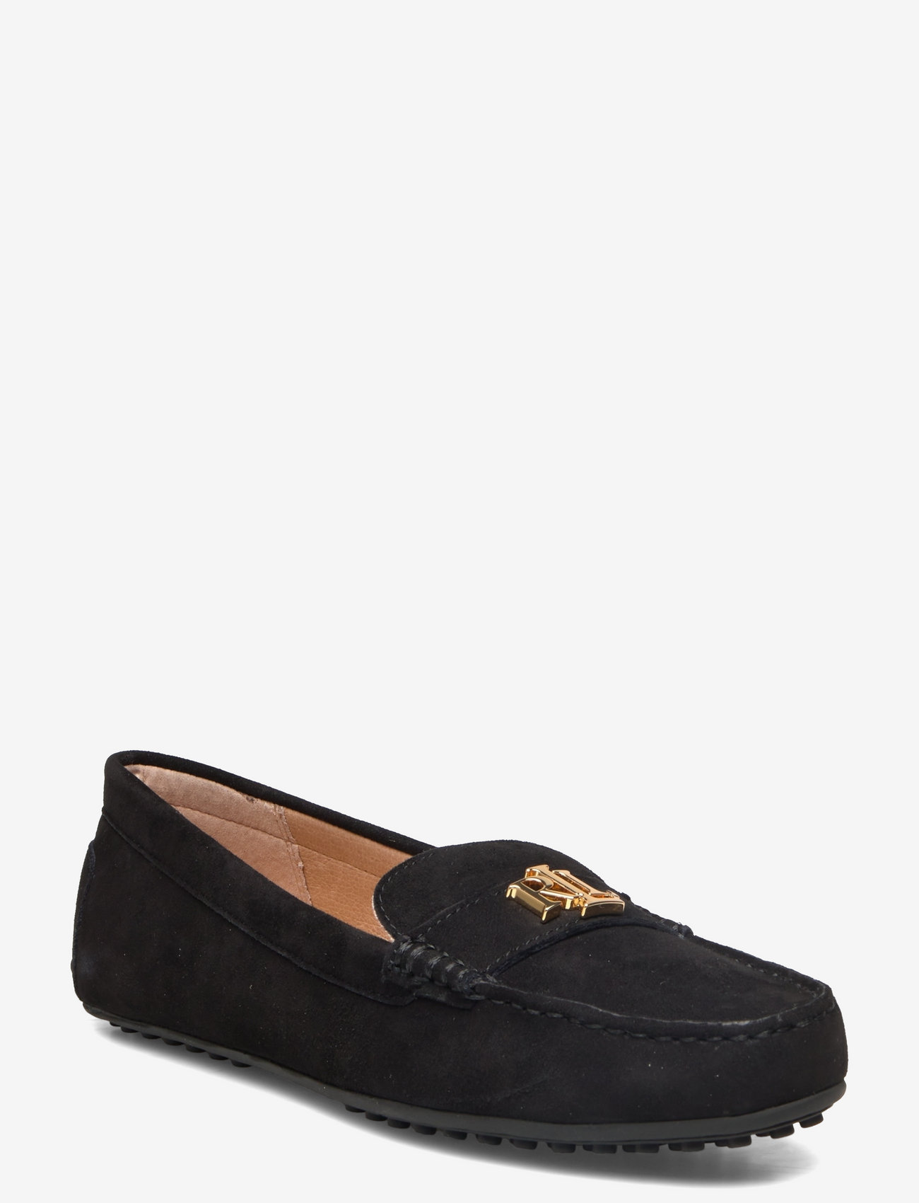 Lauren Ralph Lauren - Barnsbury Suede Loafer - speciella tillfällen - black - 0