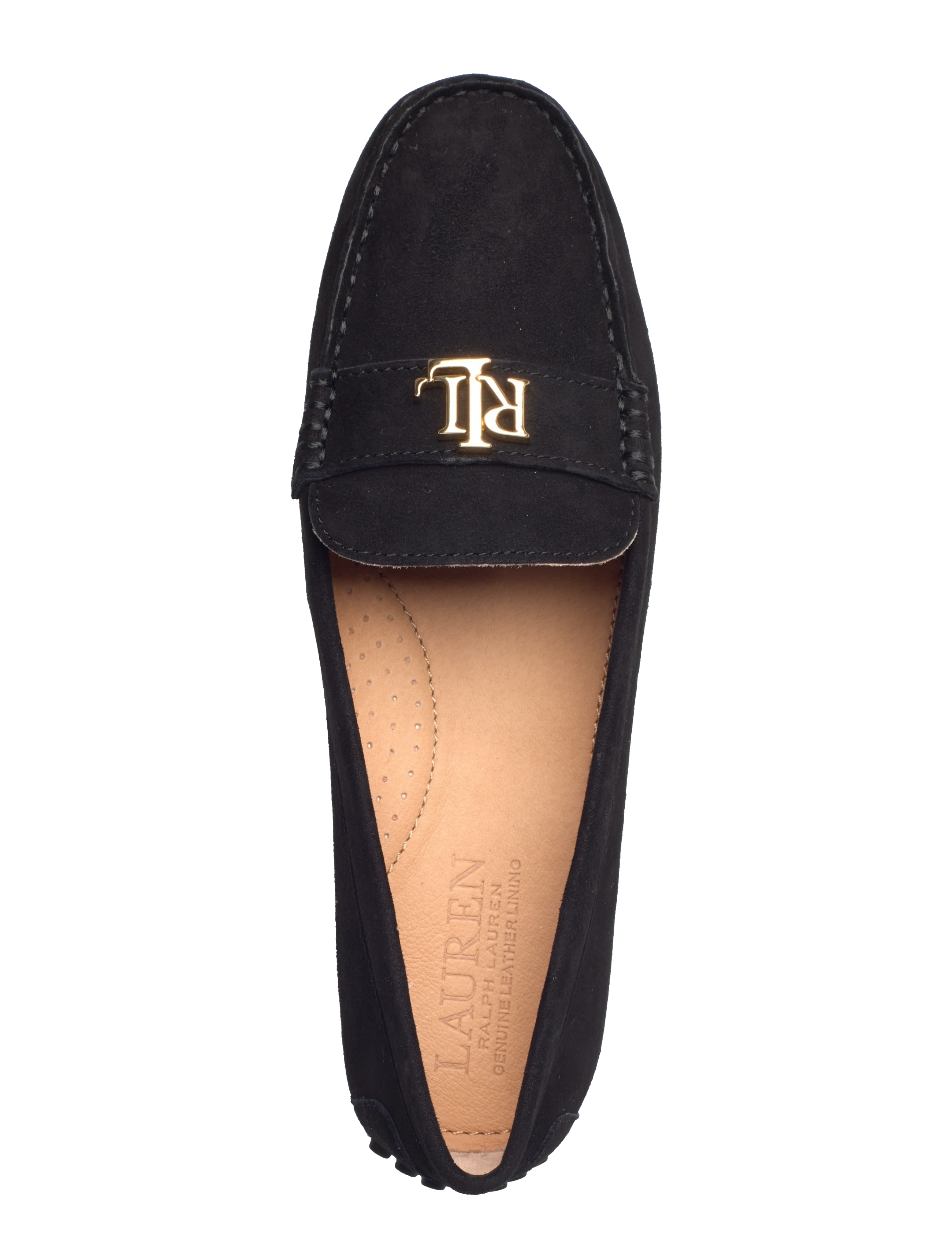 Lauren Ralph Lauren - Barnsbury Suede Loafer - mode trends - black - 3