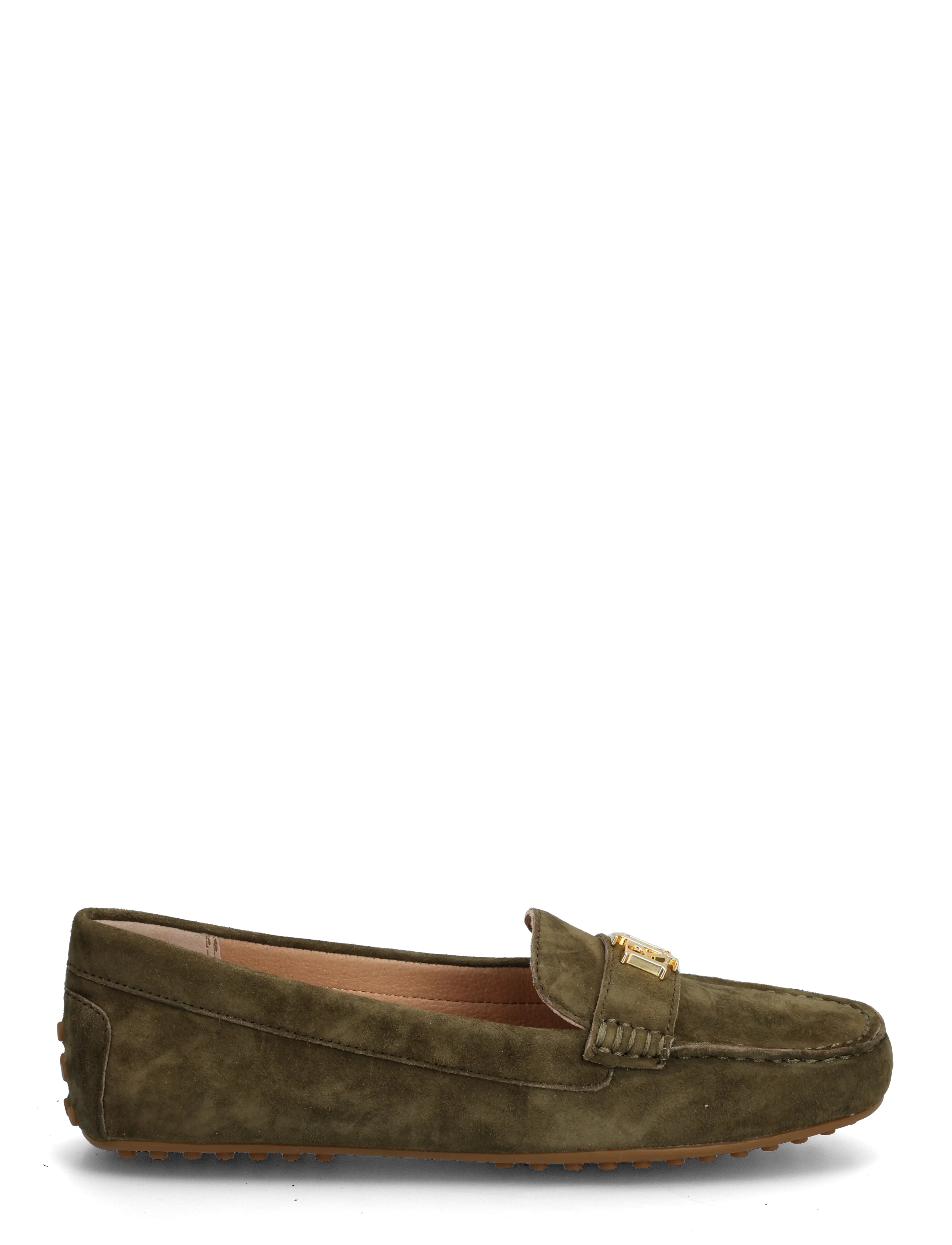 Lauren Ralph Lauren - Barnsbury Suede Loafer - mode trends - botanic green - 1
