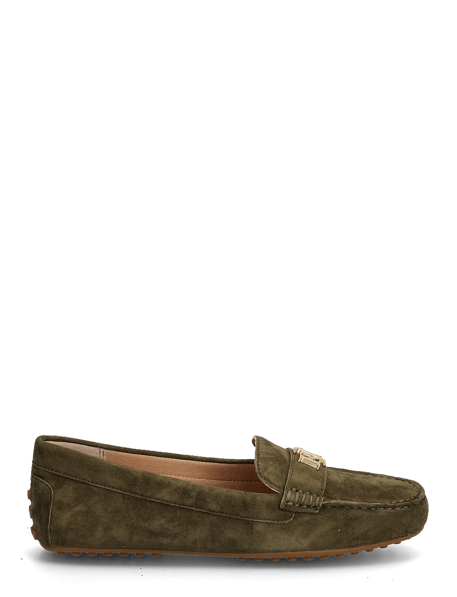 Lauren Ralph Lauren - Barnsbury Suede Loafer - mode trends - botanic green - 1