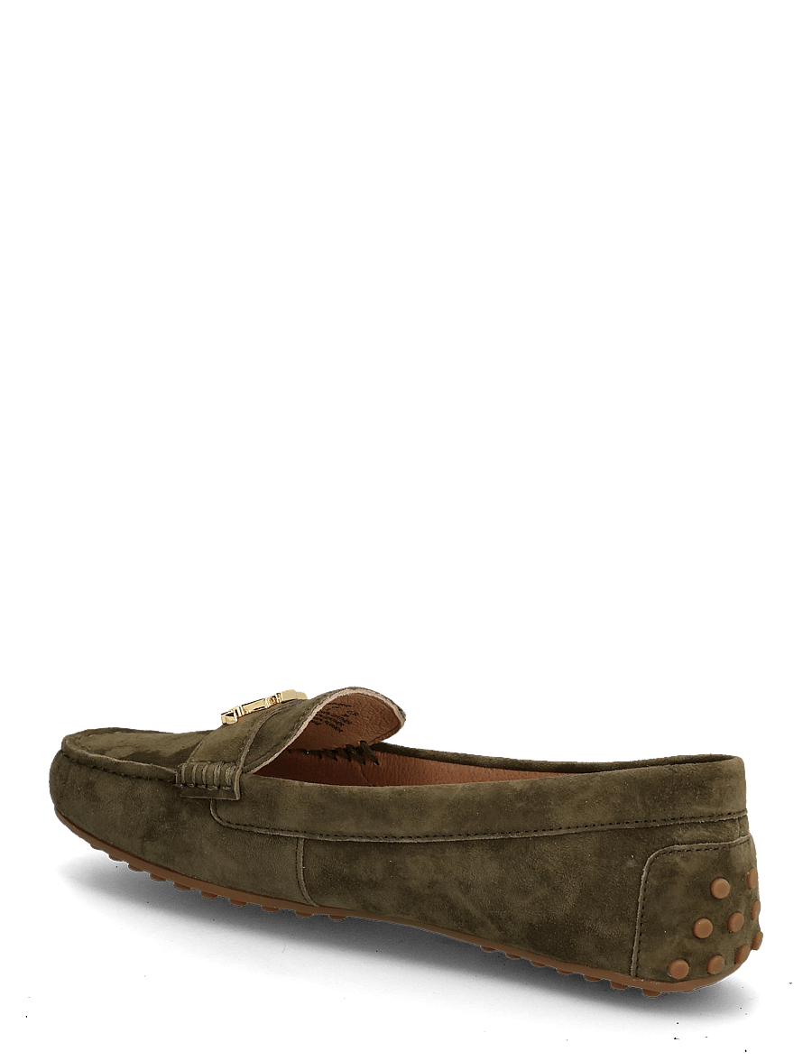 Lauren Ralph Lauren - Barnsbury Suede Loafer - mode trends - botanic green - 2