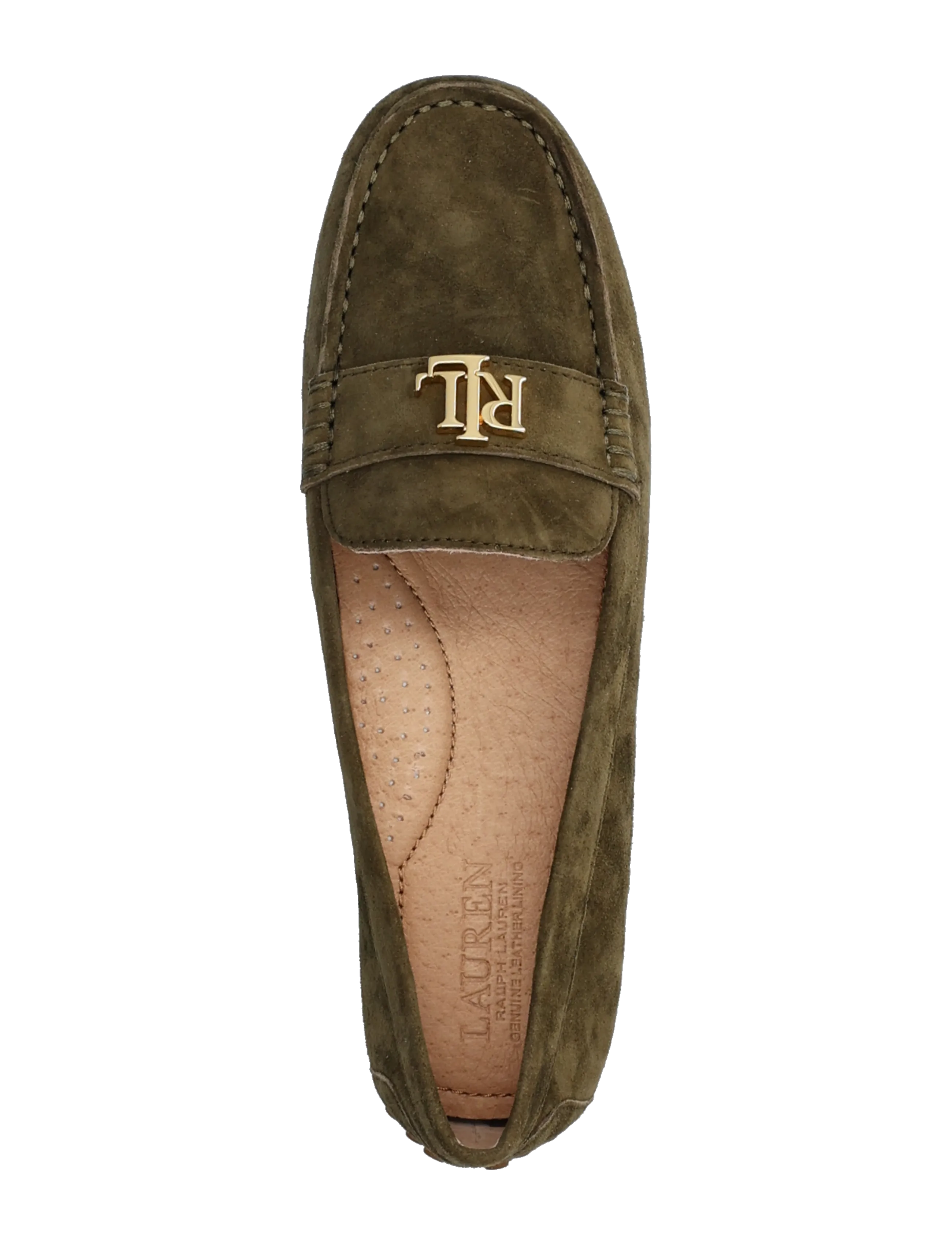 Lauren Ralph Lauren - Barnsbury Suede Loafer - mode trends - botanic green - 3
