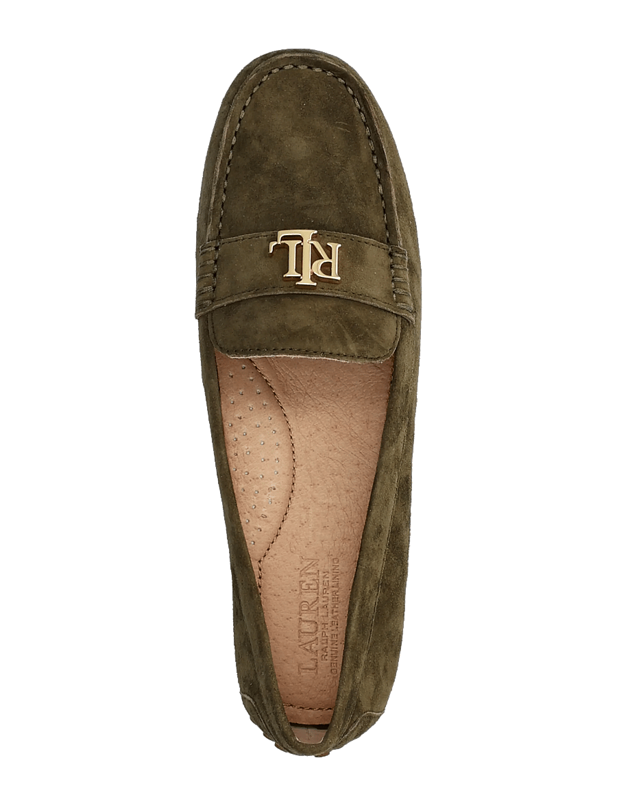 Lauren Ralph Lauren - Barnsbury Suede Loafer - mode trends - botanic green - 3