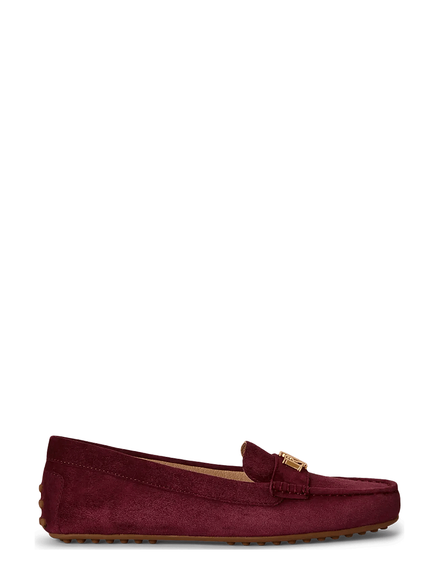 Lauren Ralph Lauren - KIDSUEDE-BARNSBURY-FL-CSL - bootsschuhe - dark garnet - 0