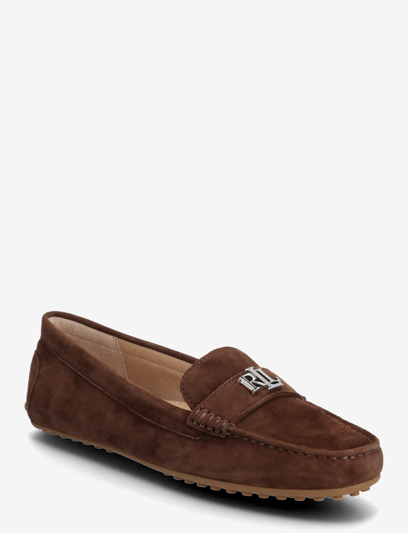 Lauren Ralph Lauren - Barnsbury Suede Loafer - speciella tillfällen - dark hickory - 0