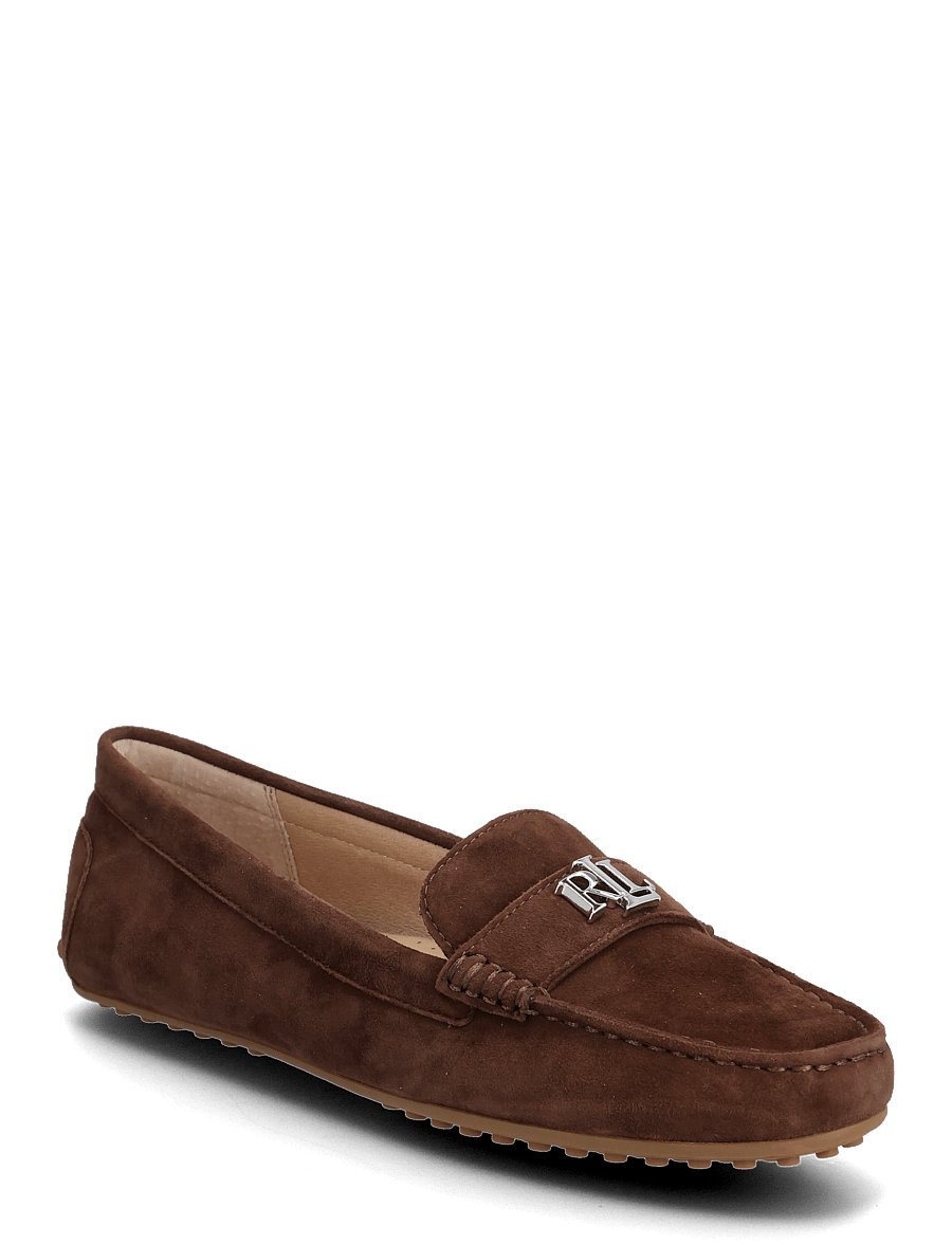 Lauren Ralph Lauren - Barnsbury Suede Loafer - muotitrendit - dark hickory - 0