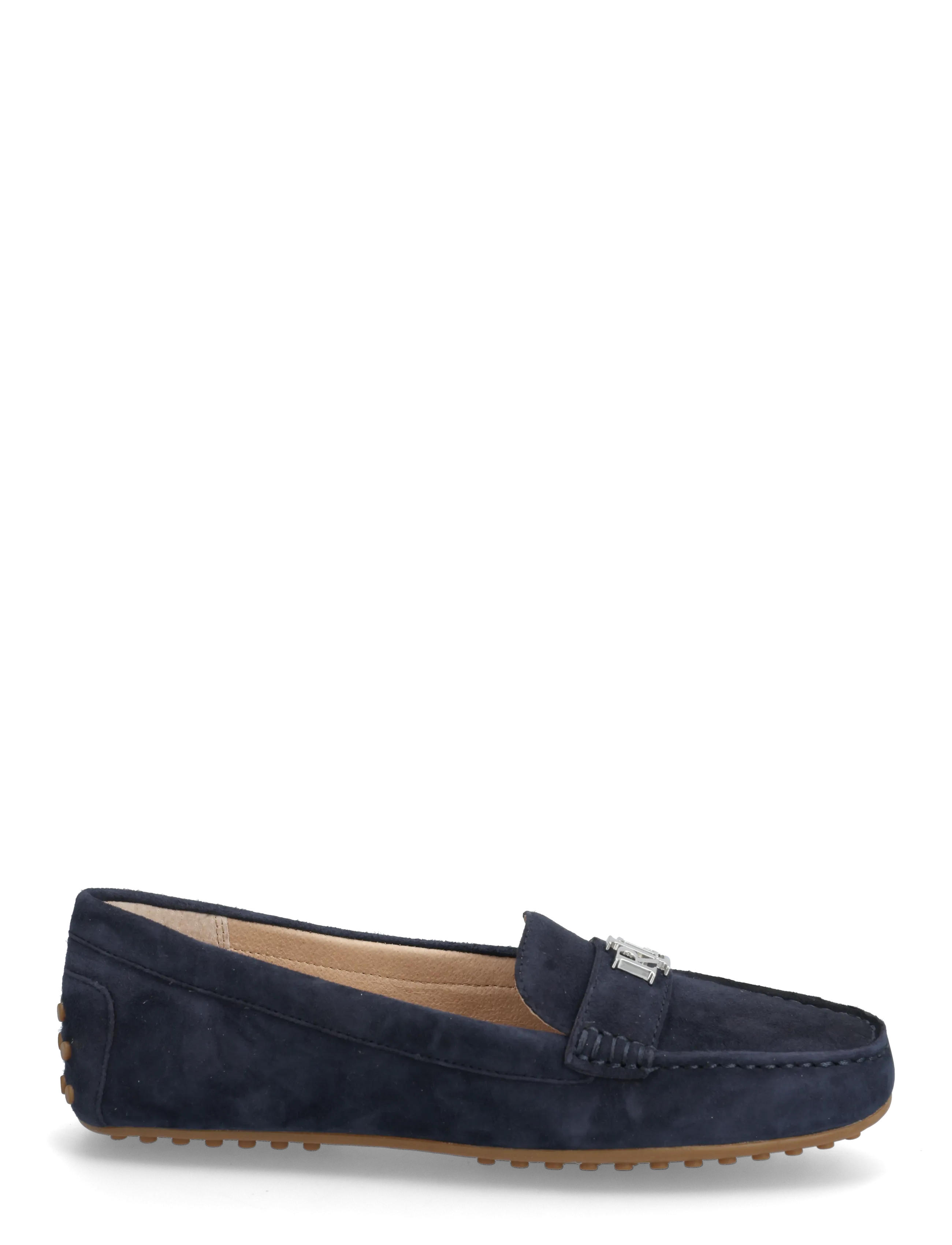 Lauren Ralph Lauren - Barnsbury Suede Loafer - mode trends - lauren navy - 1
