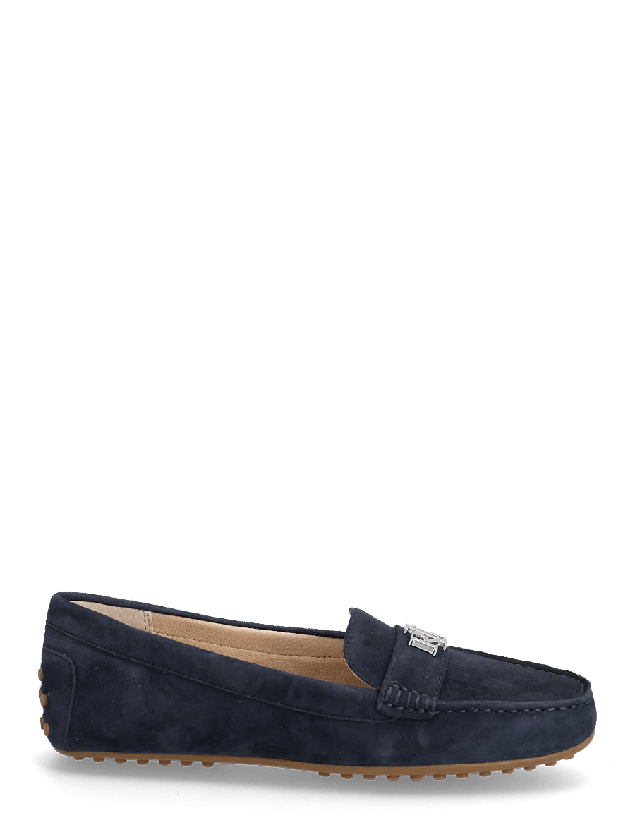 Lauren Ralph Lauren - Barnsbury Suede Loafer - mode trends - lauren navy - 1
