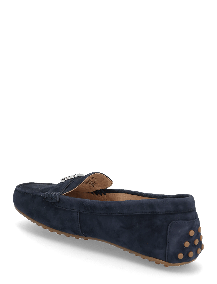 Lauren Ralph Lauren - Barnsbury Suede Loafer - mode trends - lauren navy - 2