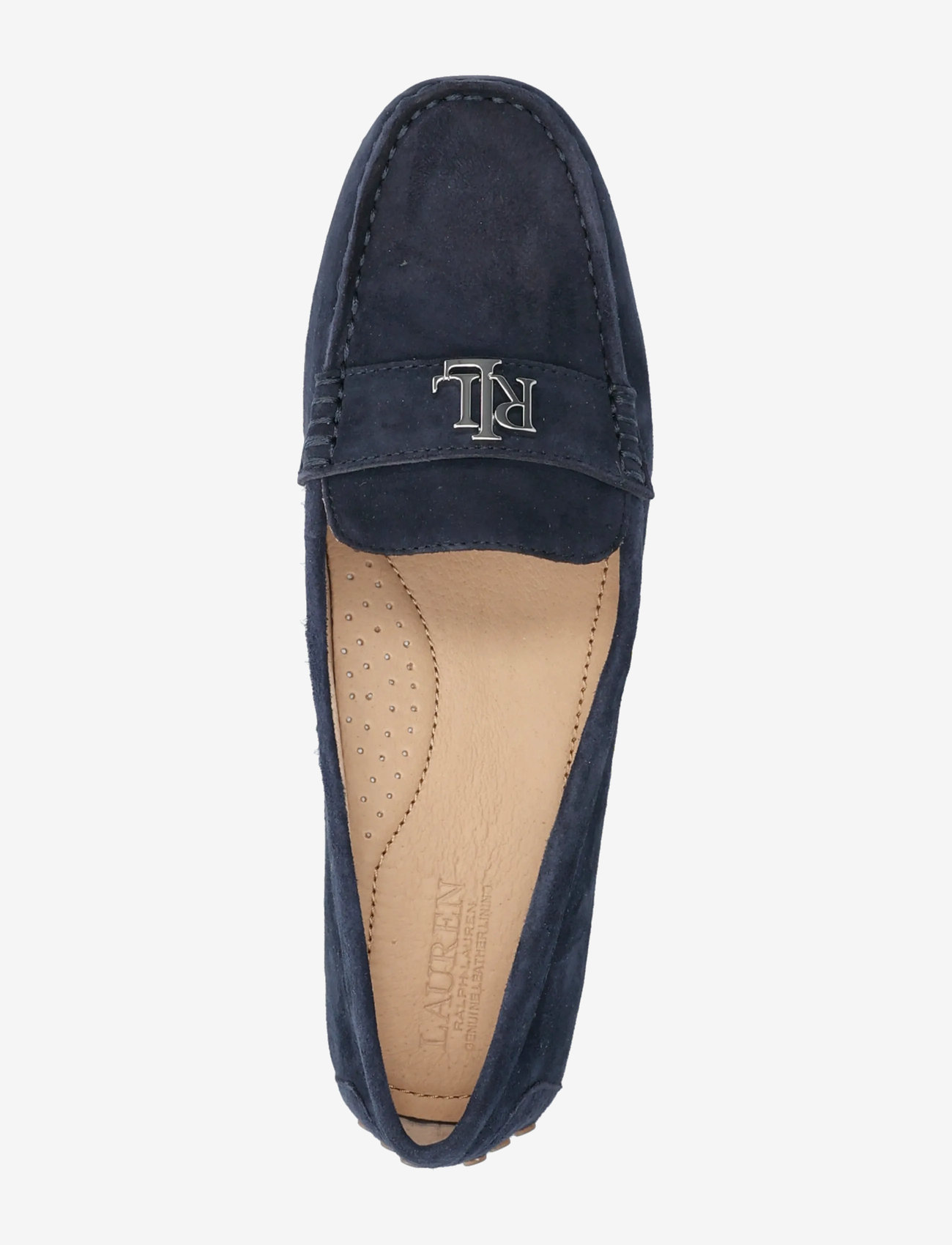 Lauren Ralph Lauren - Barnsbury Suede Loafer - speciella tillfällen - lauren navy - 4