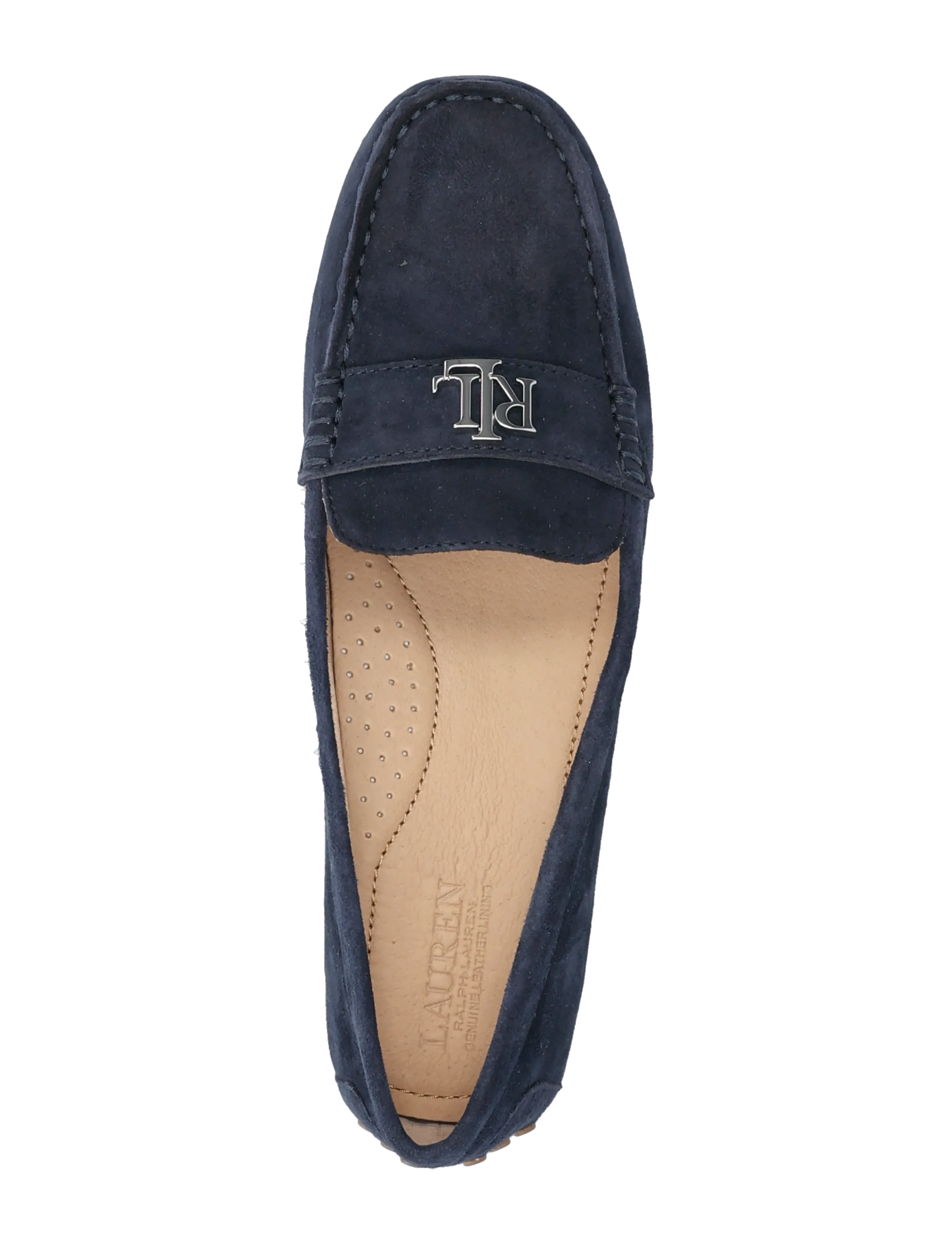 Lauren Ralph Lauren - Barnsbury Suede Loafer - mode trends - lauren navy - 4