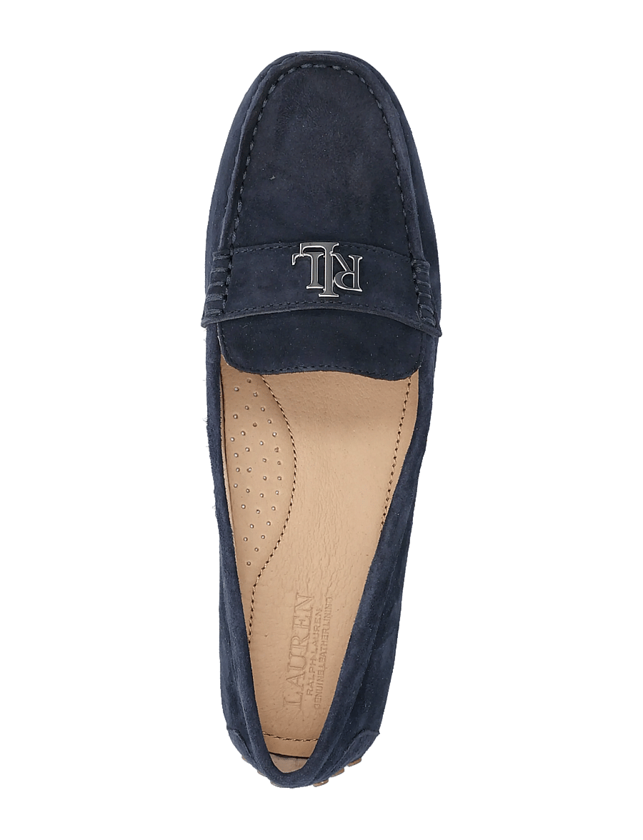 Lauren Ralph Lauren - Barnsbury Suede Loafer - mode trends - lauren navy - 4
