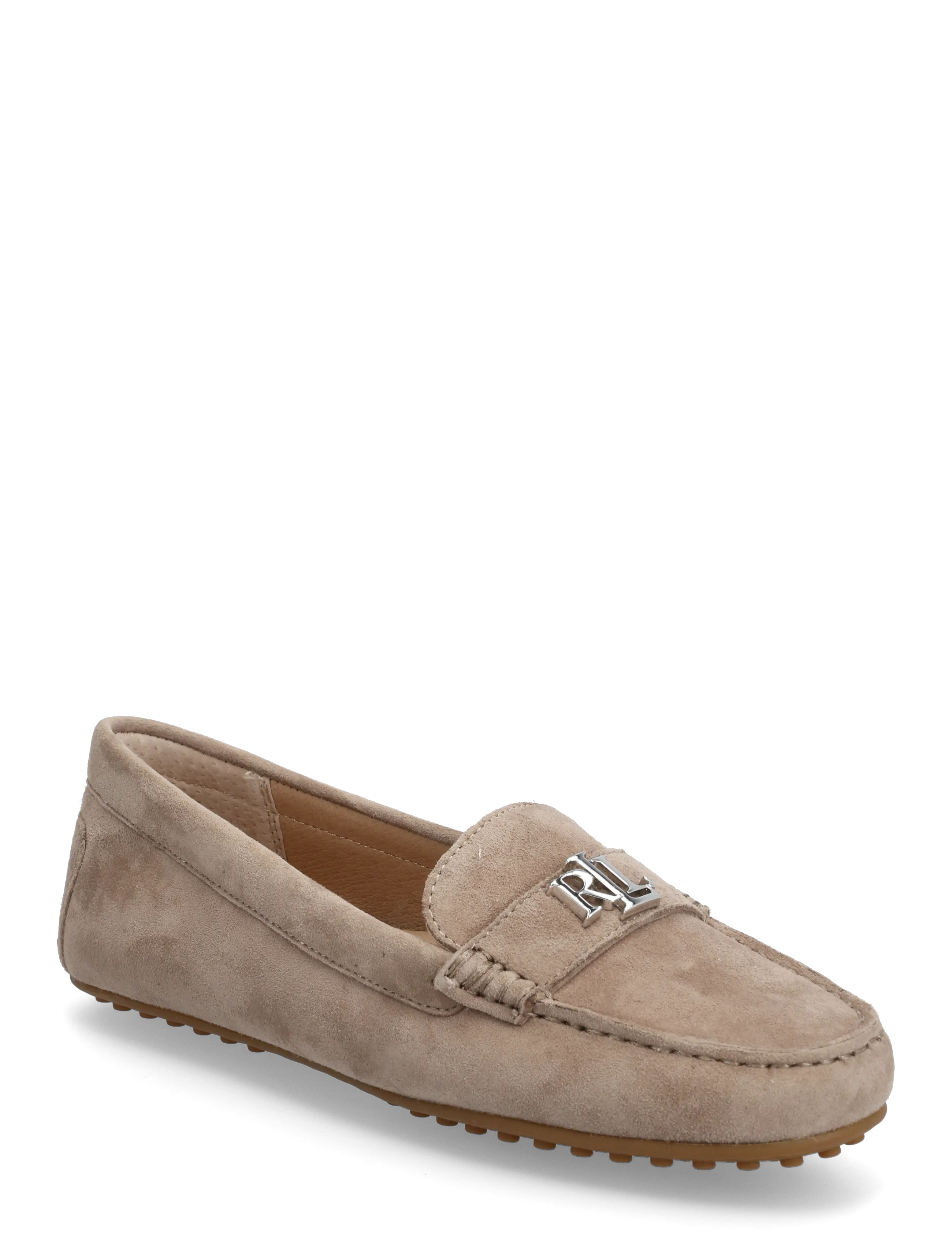 Lauren Ralph Lauren Barnsbury Suede Loafer - Loafers - TAUPE BROWN / brown