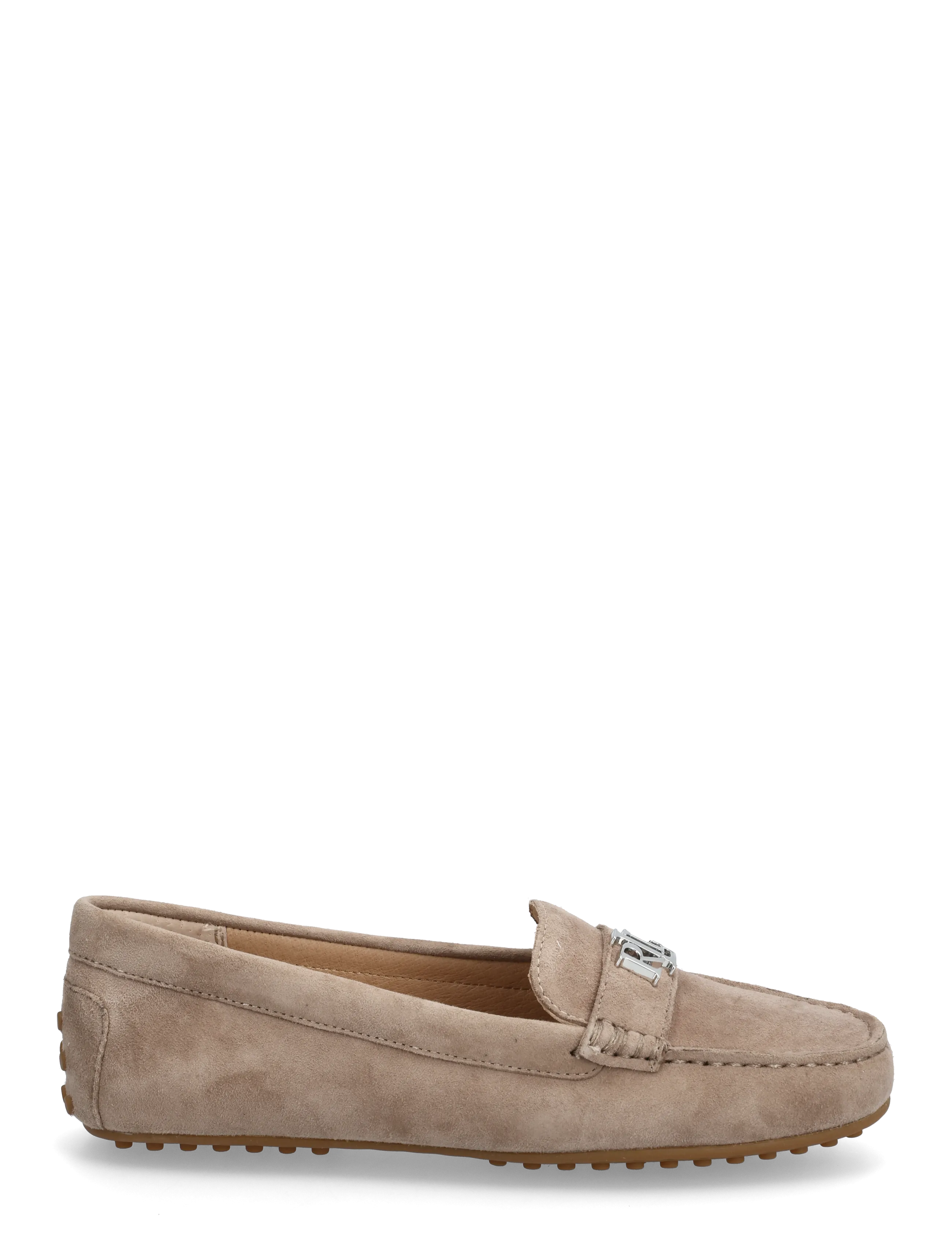 Lauren Ralph Lauren - Barnsbury Suede Loafer - mode trends - taupe brown - 1