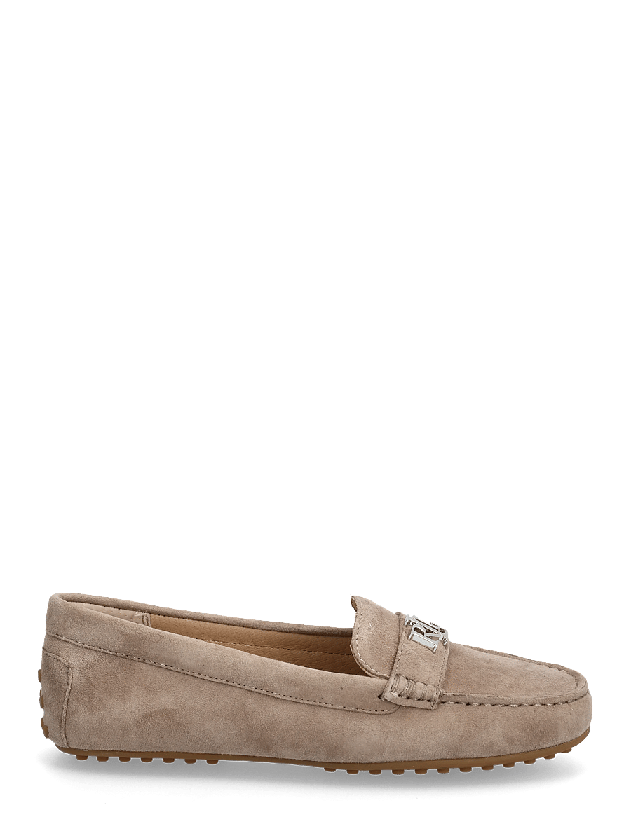 Lauren Ralph Lauren - Barnsbury Suede Loafer - mode trends - taupe brown - 1