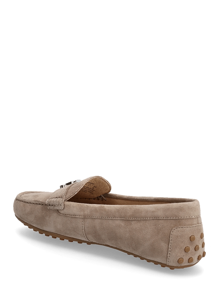 Lauren Ralph Lauren - Barnsbury Suede Loafer - mode trends - taupe brown - 2