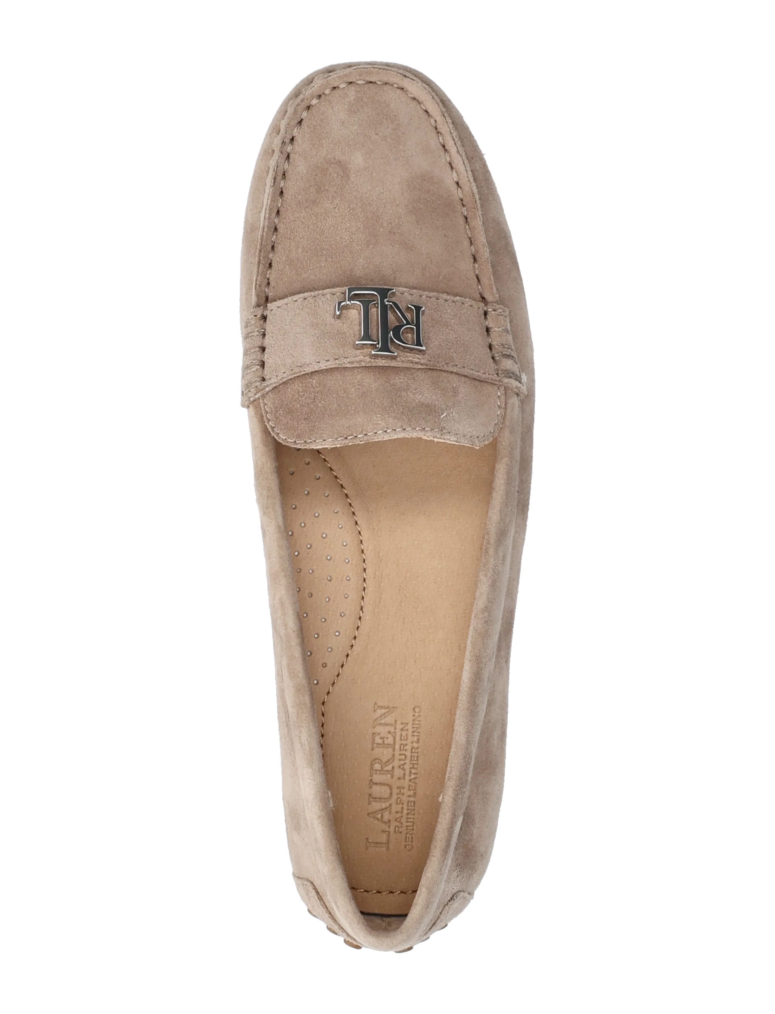 Lauren Ralph Lauren - Barnsbury Suede Loafer - mode trends - taupe brown - 3
