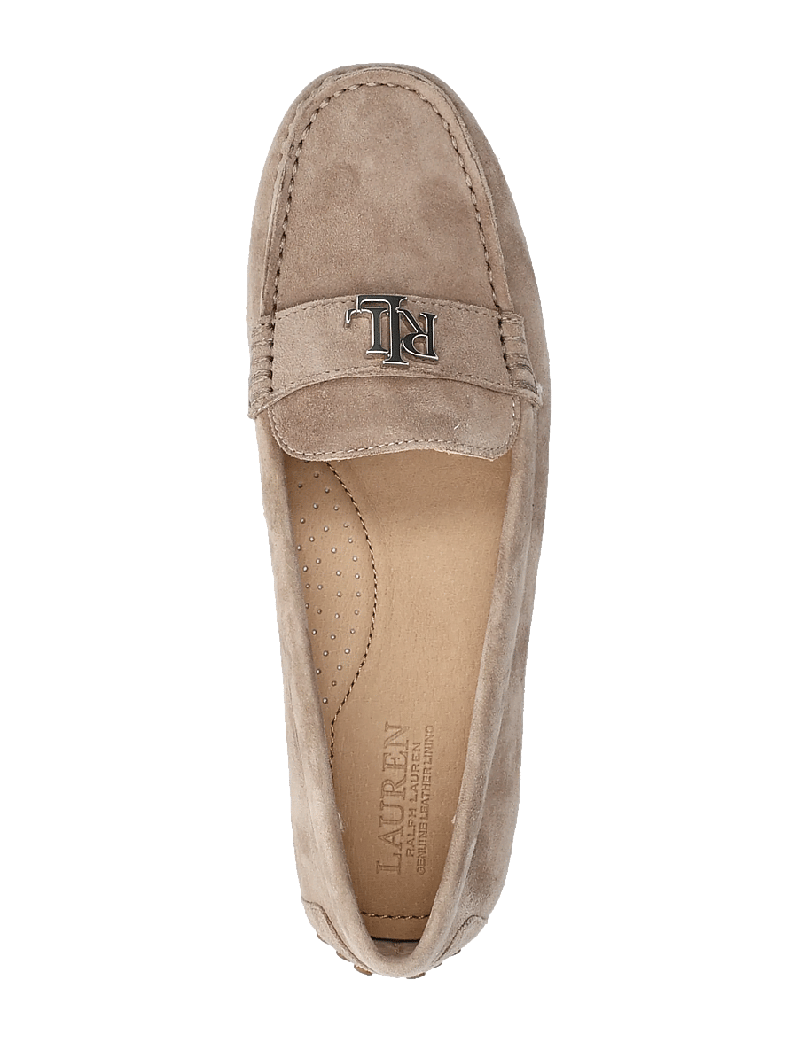 Lauren Ralph Lauren - Barnsbury Suede Loafer - mode trends - taupe brown - 3