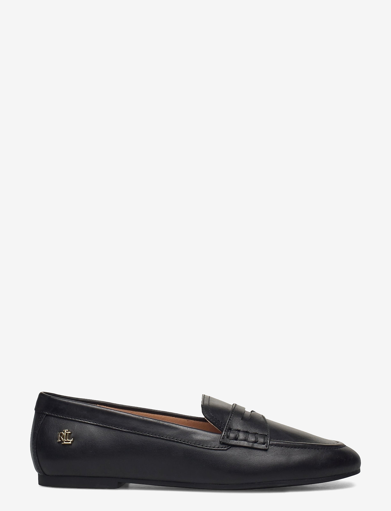 Lauren Ralph Lauren - Adison Burnished Leather Loafer - black - 1