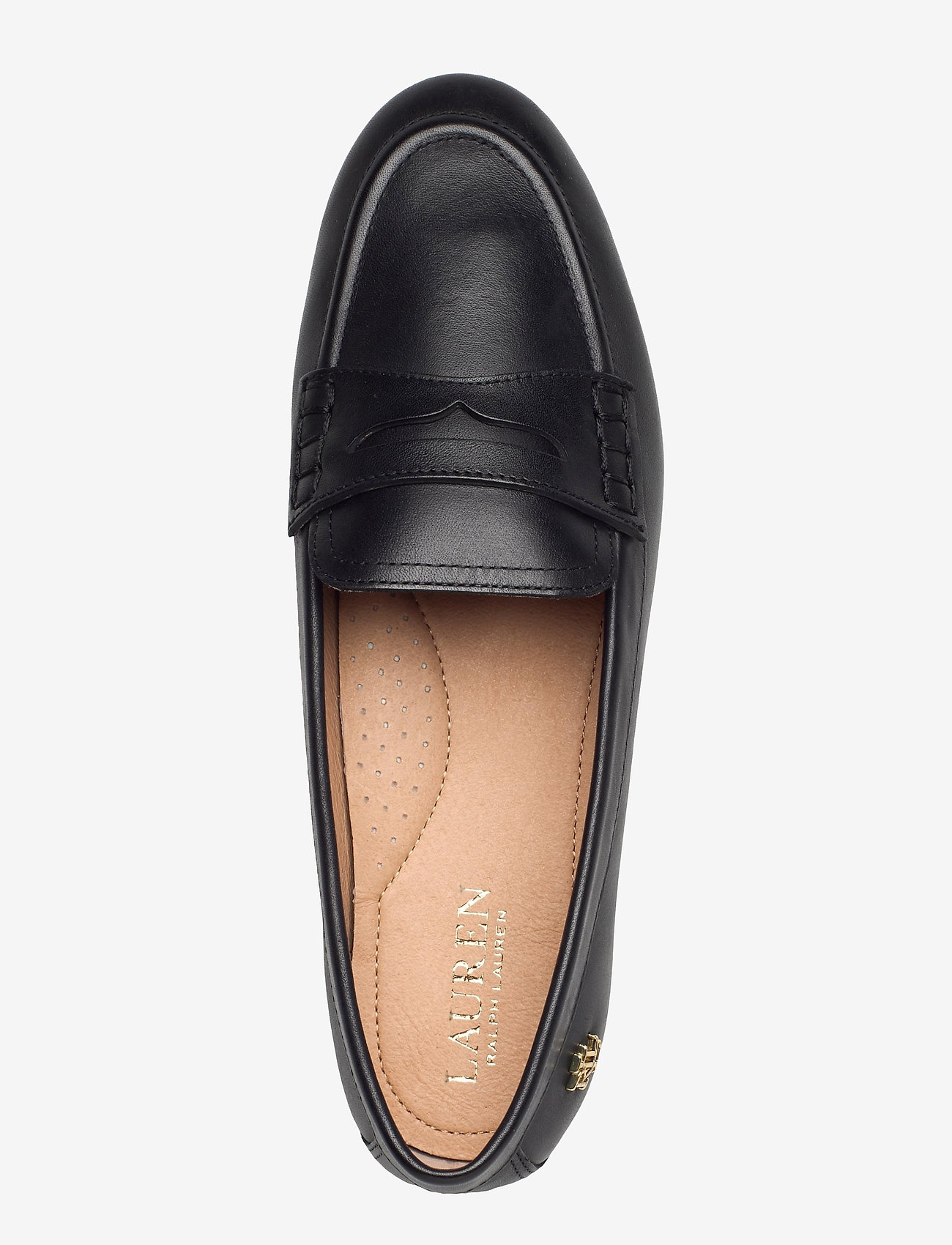 Lauren Ralph Lauren - Adison Burnished Leather Loafer - black - 3