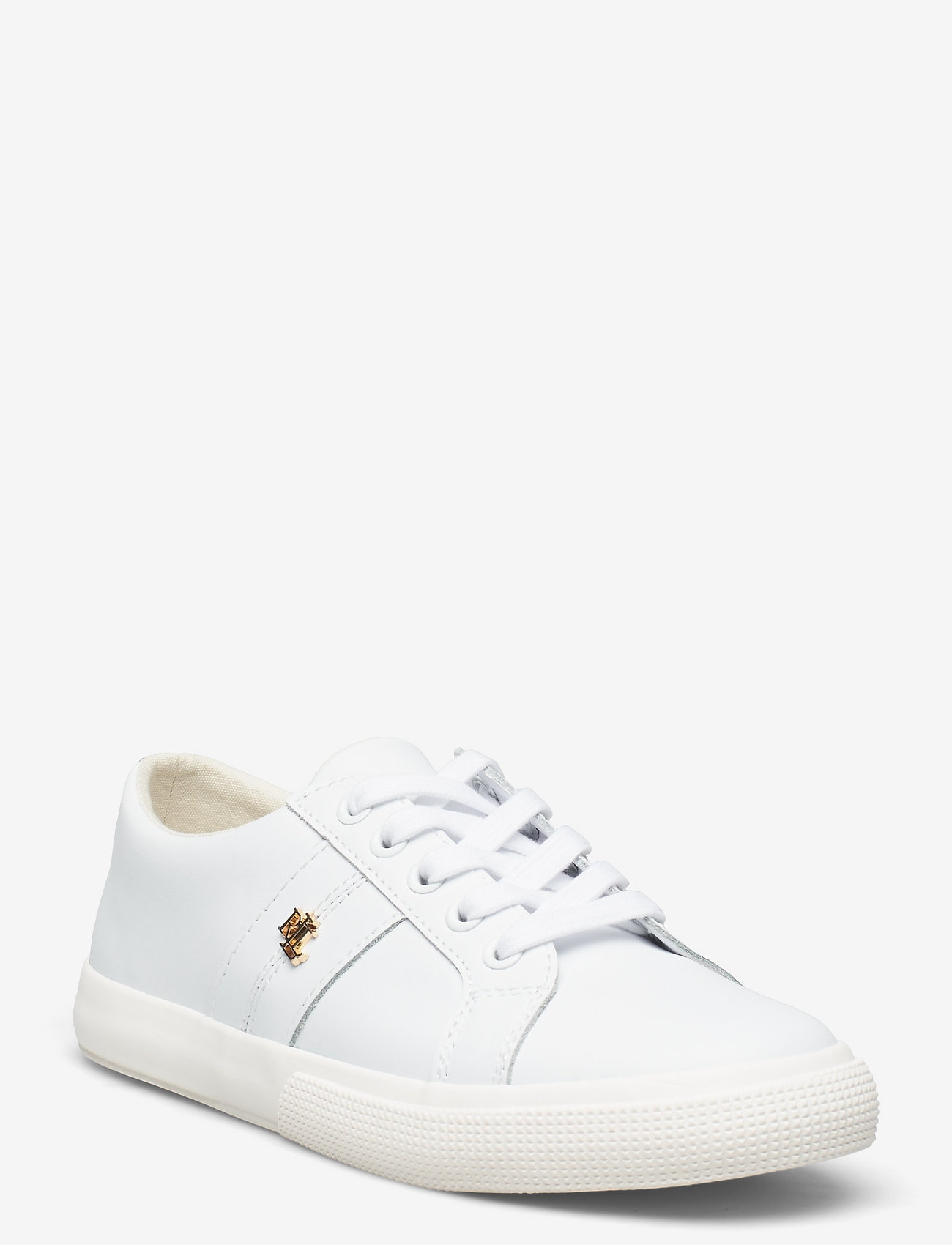 Lauren Ralph Lauren - Janson II Action Leather Sneaker - confirmation - rl white - 0