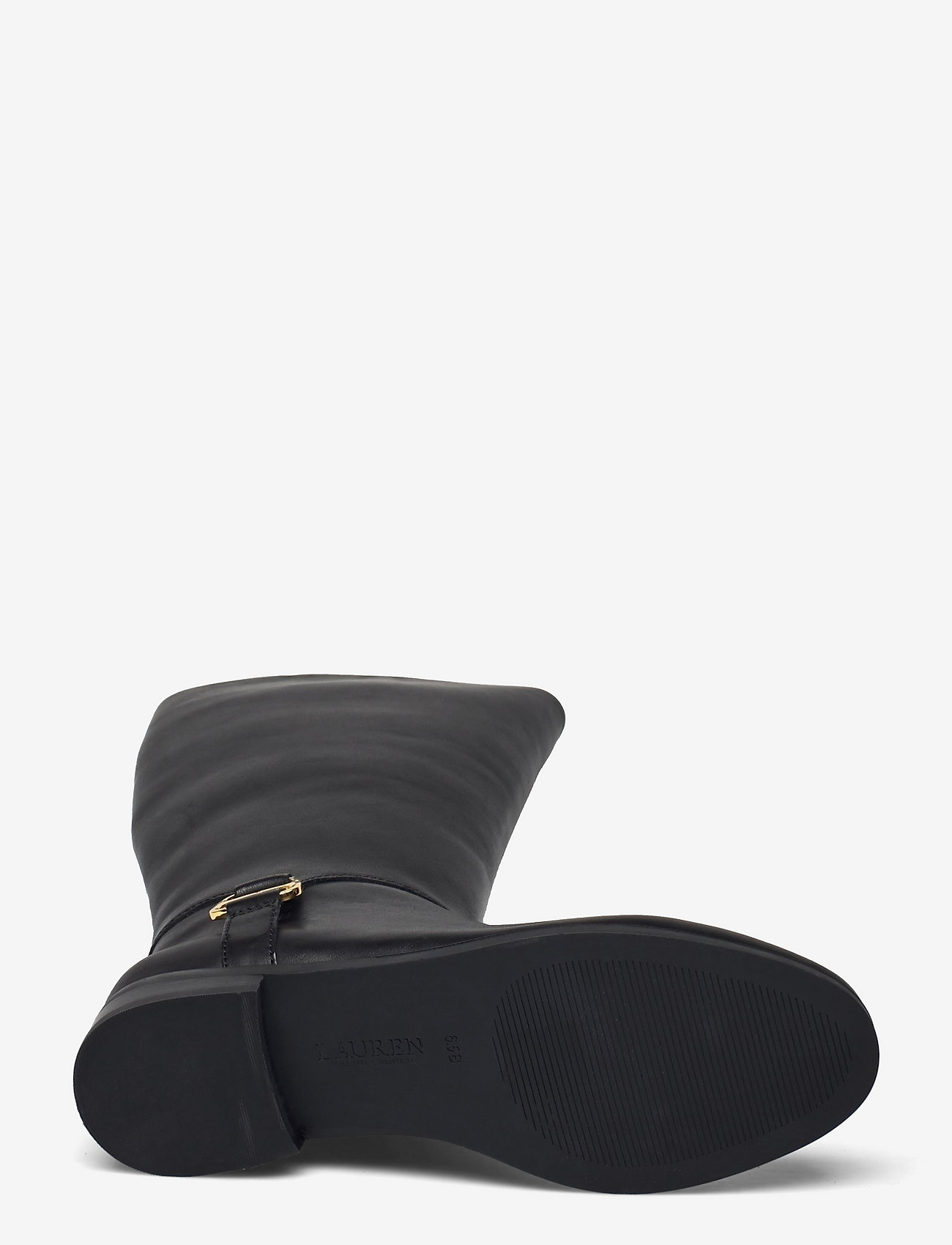 Lauren Ralph Lauren - Brystol Burnished Leather Riding Boot - black - 4
