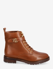 Lauren Ralph Lauren - Eldridge Burnished Leather Boot - Šņorējami zābaki - deep saddle tan - 1