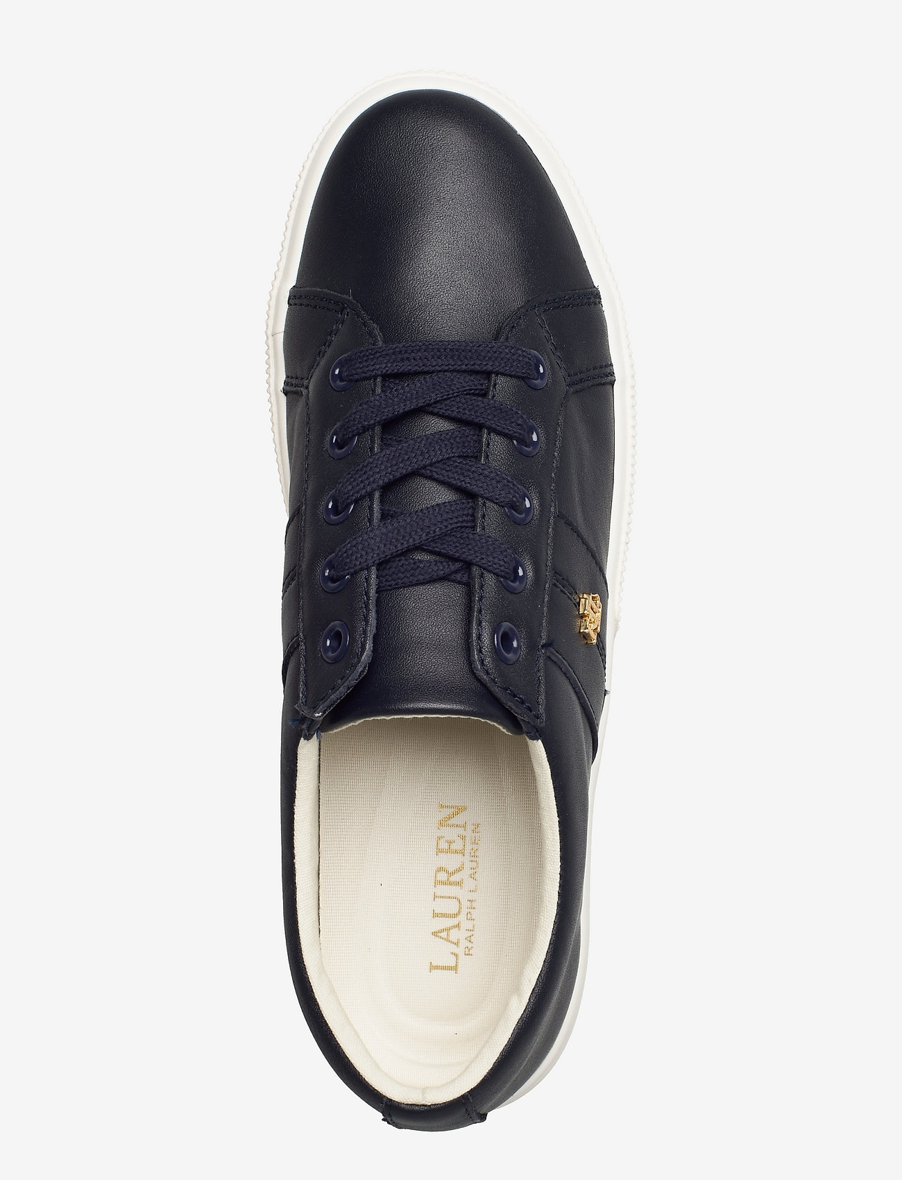 Lauren Ralph Lauren - Janson II Nappa Leather Sneaker - sneaker - lauren navy - 3