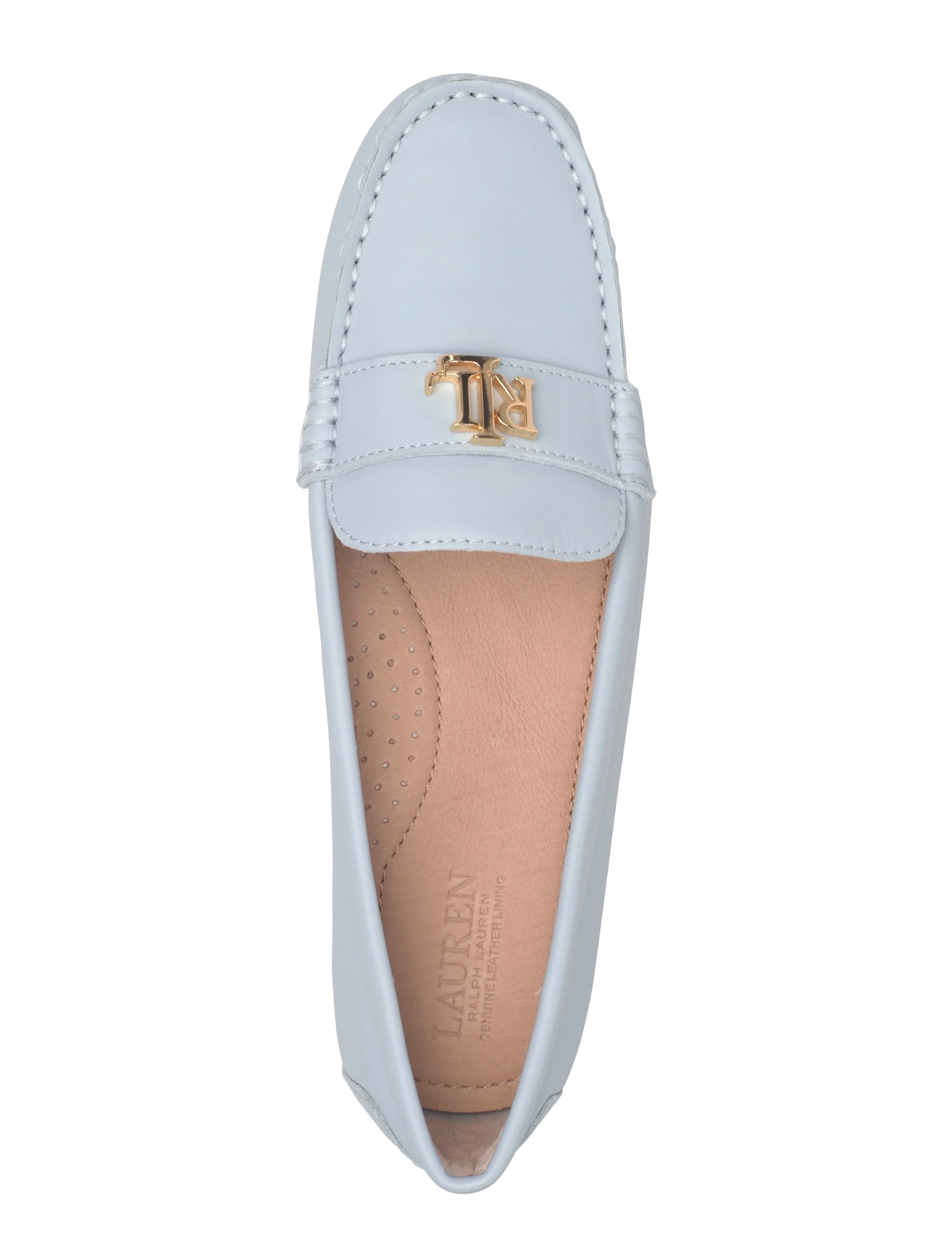 Lauren Ralph Lauren - Barnsbury Nappa Leather Driver - mode trends - alpine blue - 3