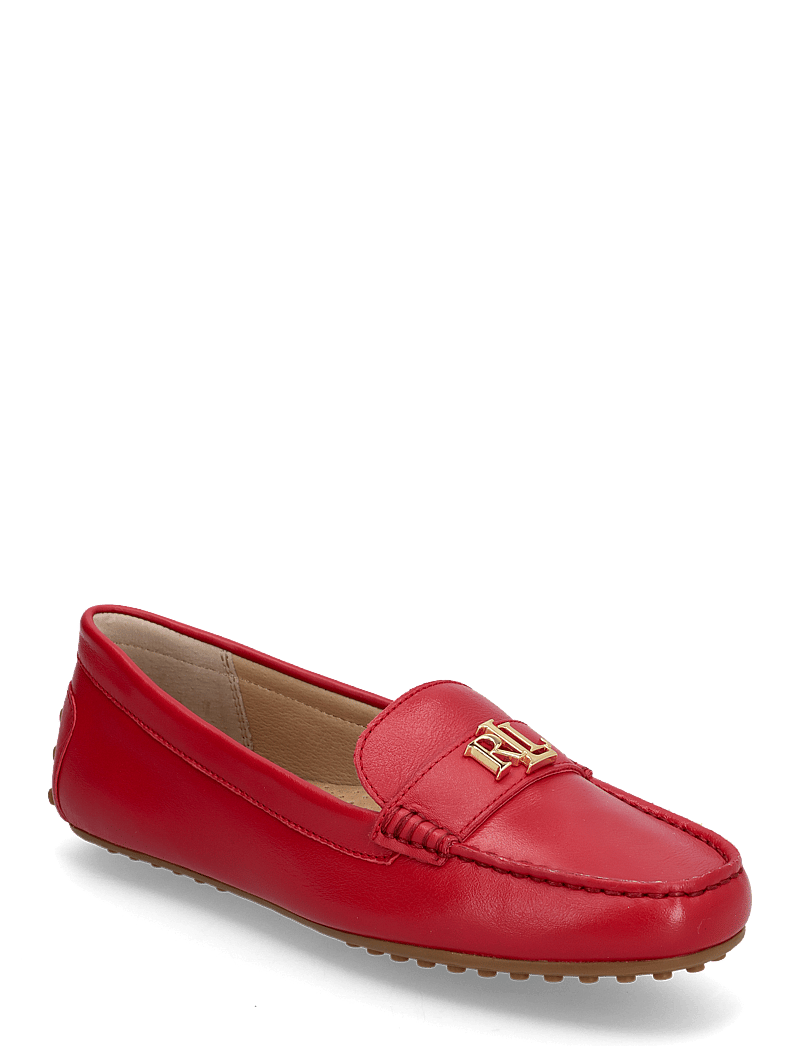 Lauren Ralph Lauren - Barnsbury Nappa Leather Driver - mode trends - festive red - 0