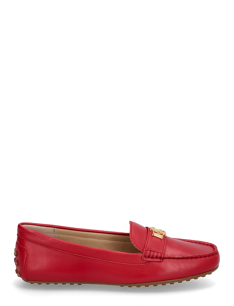 Lauren Ralph Lauren - Barnsbury Nappa Leather Driver - mode trends - festive red - 1