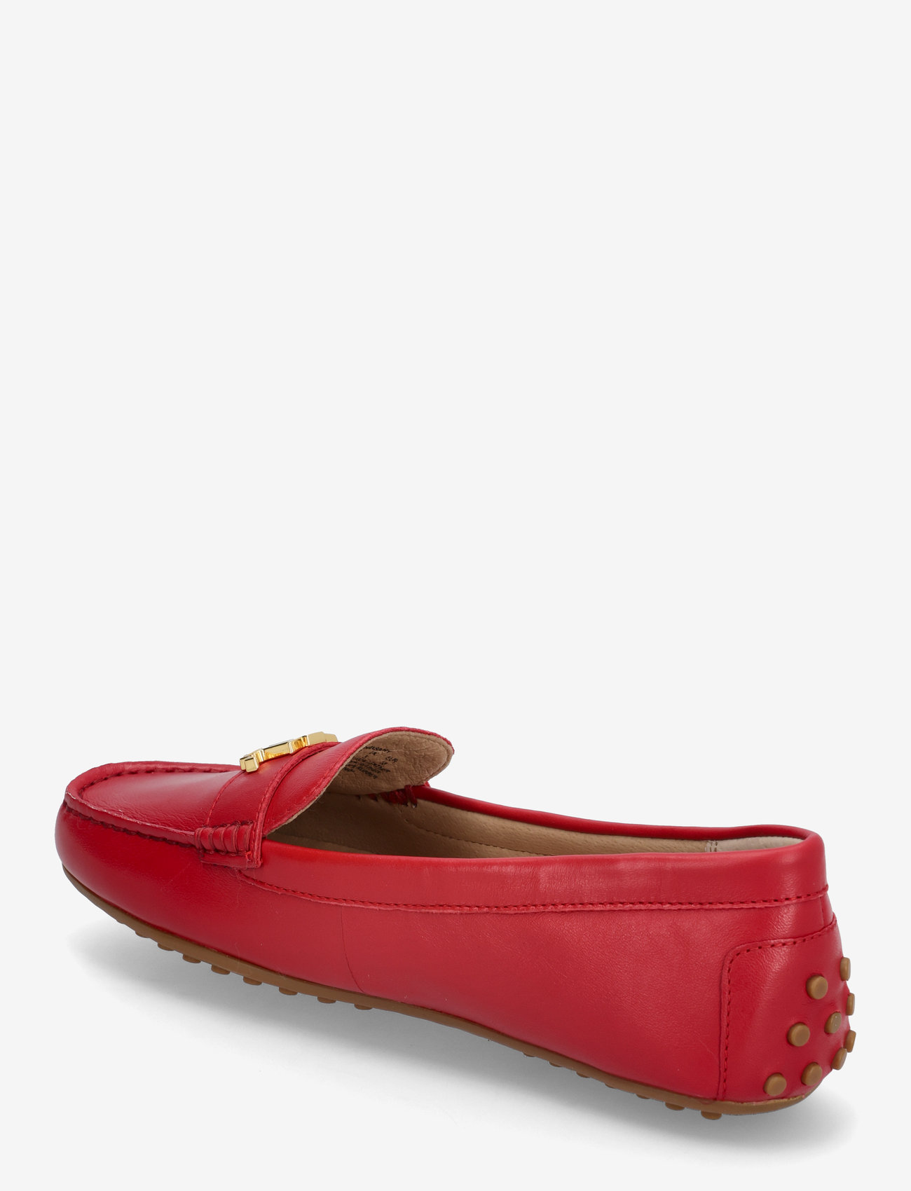 Lauren Ralph Lauren - Barnsbury Nappa Leather Driver - mode trends - festive red - 2