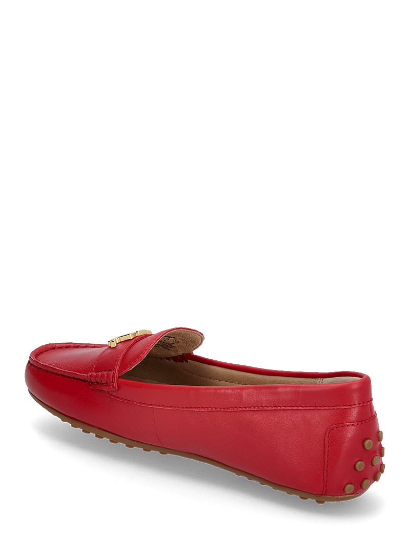 Lauren Ralph Lauren - Barnsbury Nappa Leather Driver - mode trends - festive red - 2