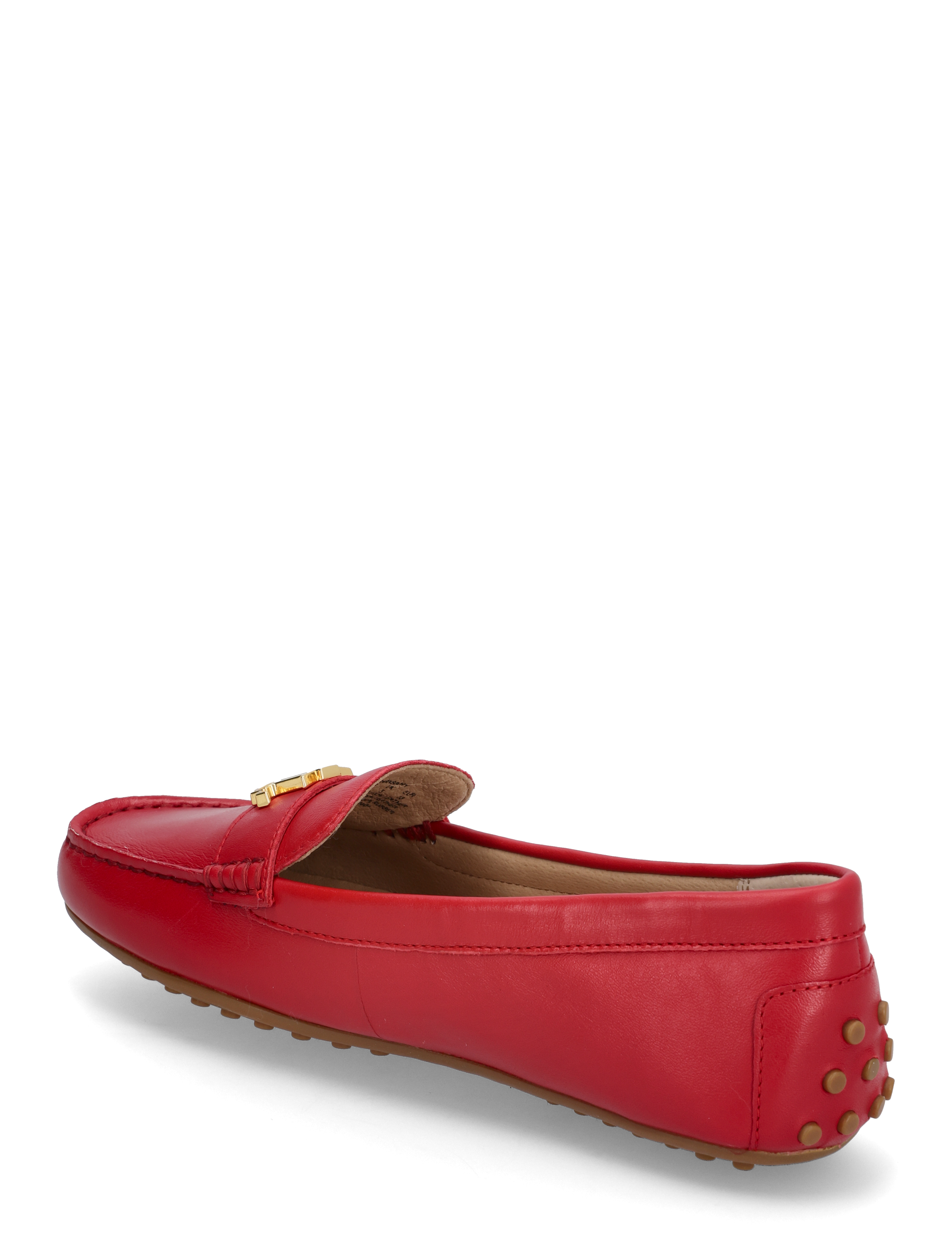 Lauren Ralph Lauren - Barnsbury Nappa Leather Driver - mode trends - festive red - 2