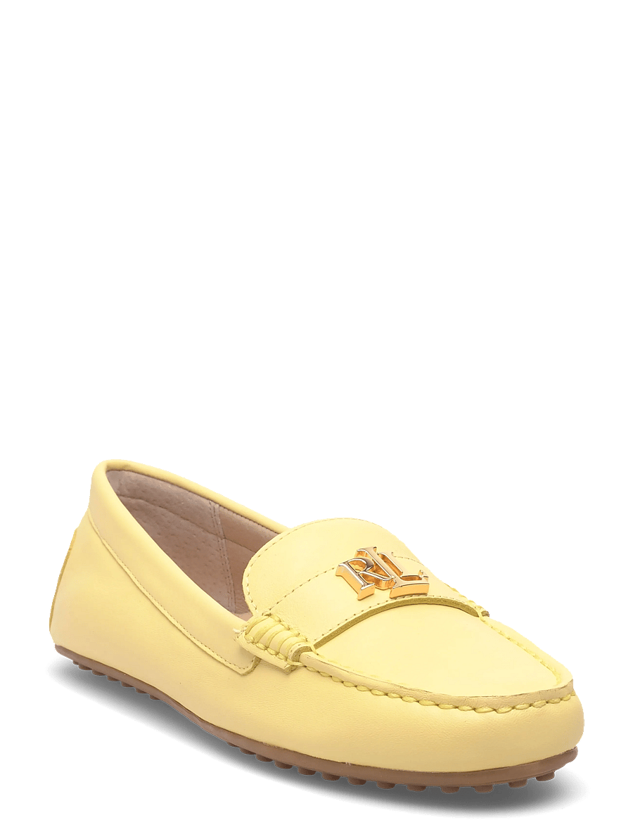 Lauren Ralph Lauren - Barnsbury Nappa Leather Driver - mode trends - lemon sorbet - 0