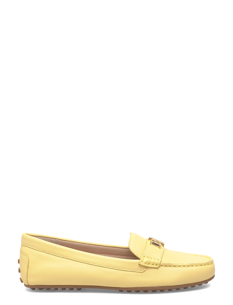 Lauren Ralph Lauren - Barnsbury Nappa Leather Driver - mode trends - lemon sorbet - 1
