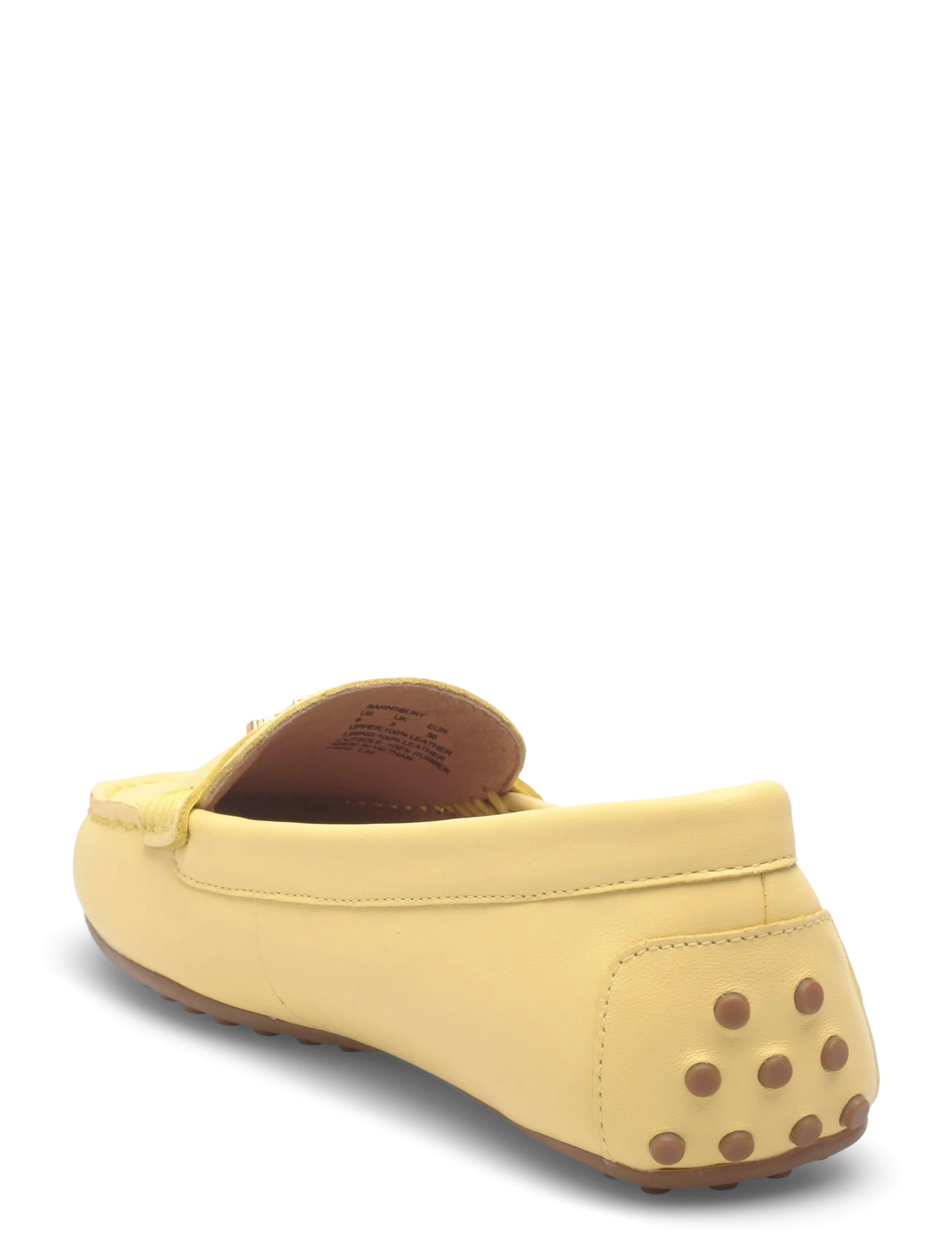 Lauren Ralph Lauren - Barnsbury Nappa Leather Driver - mode trends - lemon sorbet - 2