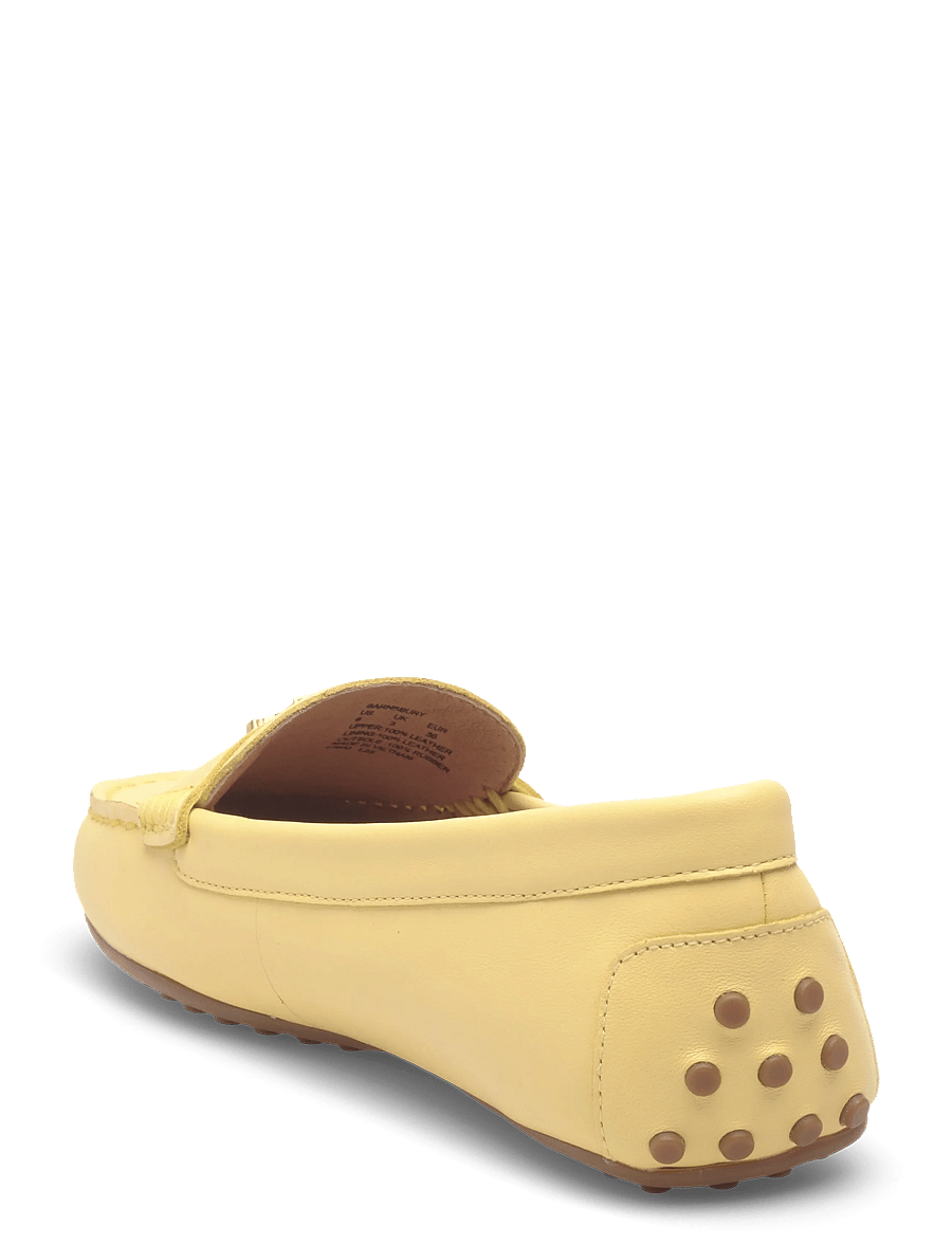 Lauren Ralph Lauren - Barnsbury Nappa Leather Driver - mode trends - lemon sorbet - 2