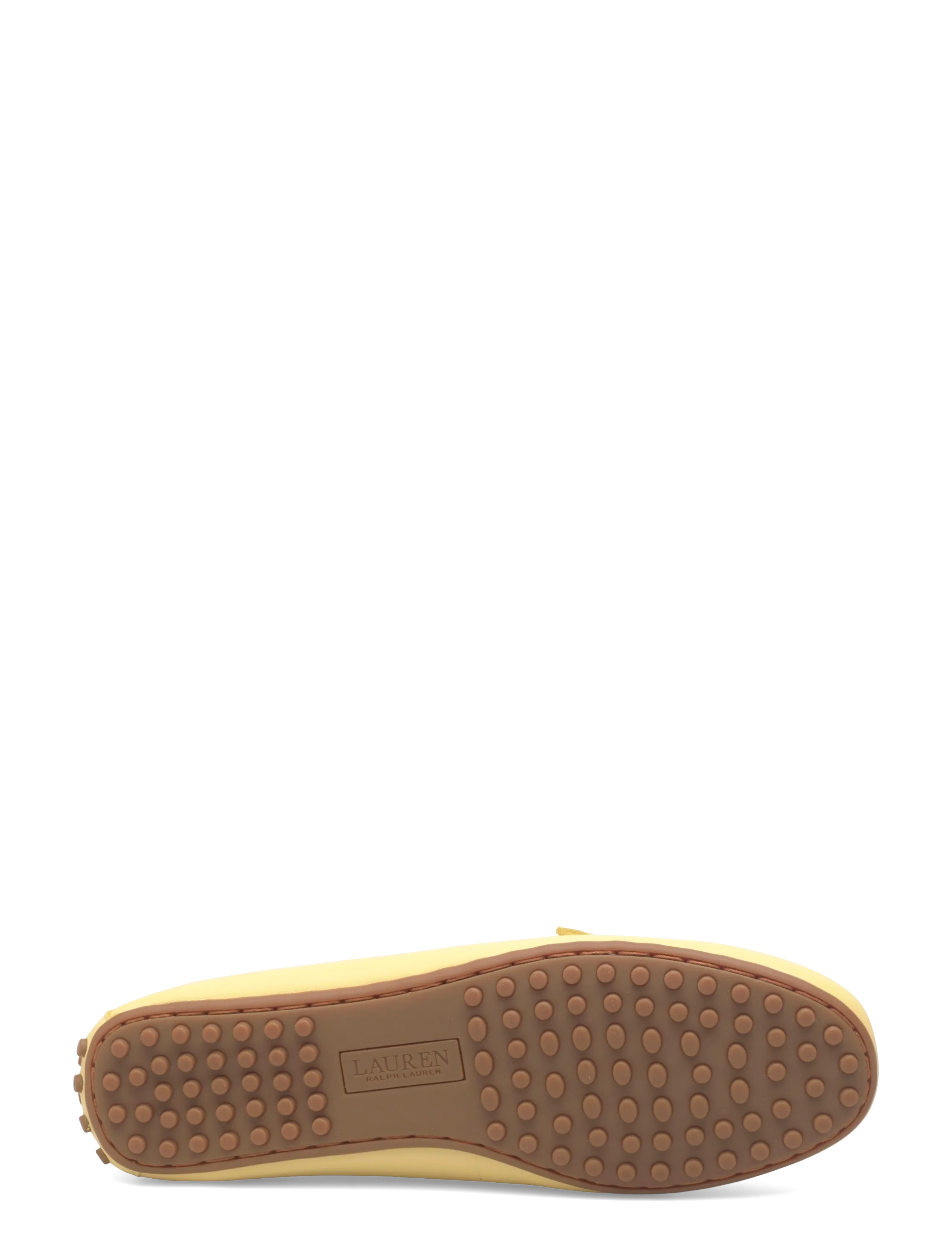Lauren Ralph Lauren - Barnsbury Nappa Leather Driver - mode trends - lemon sorbet - 4