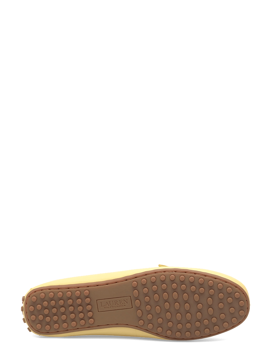 Lauren Ralph Lauren - Barnsbury Nappa Leather Driver - mode trends - lemon sorbet - 4