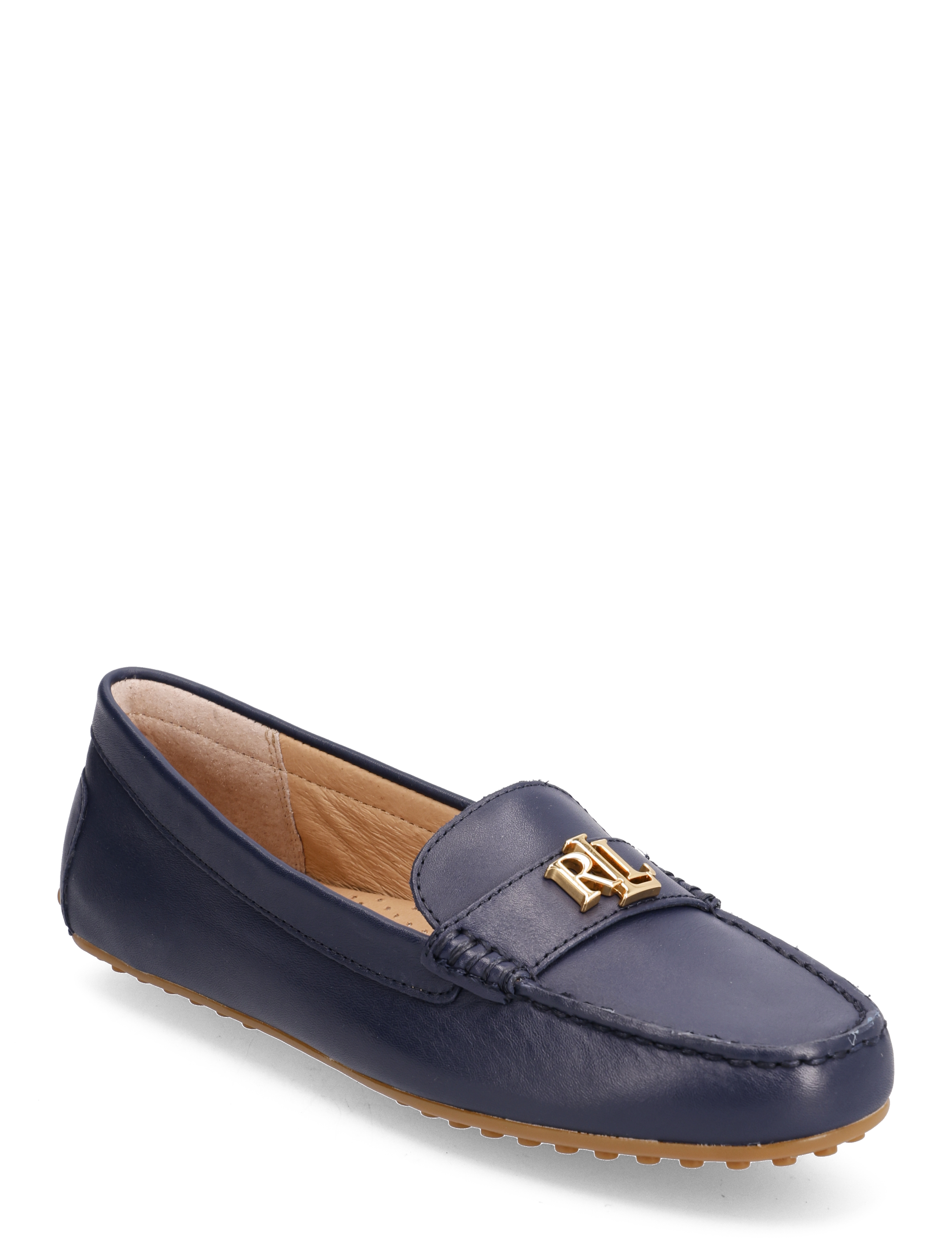 Lauren Ralph Lauren Barnsbury Nappa Leather Driver - Transitional Layering - REFINED NAVY / navy