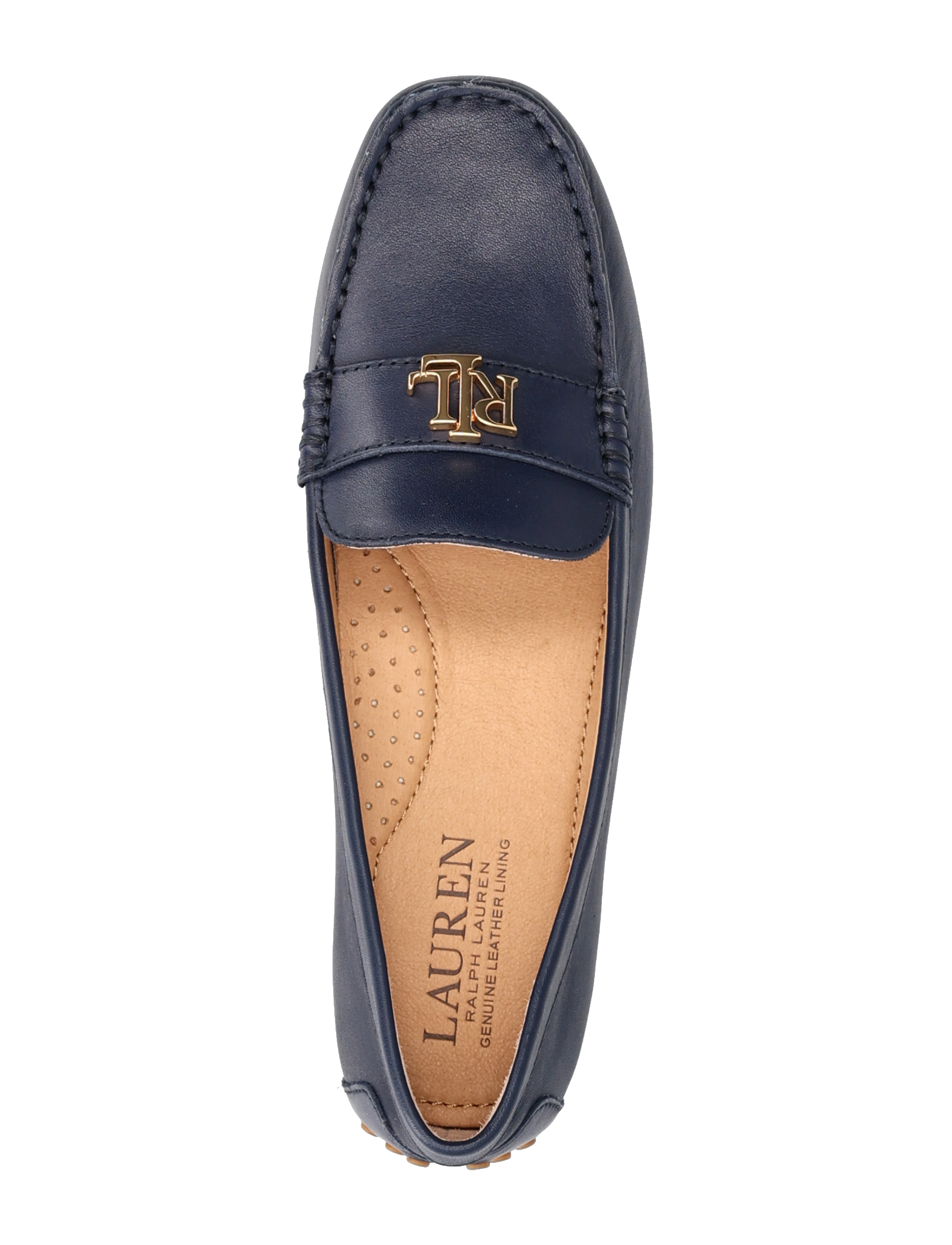 Lauren Ralph Lauren - Barnsbury Nappa Leather Driver - mode trends - refined navy - 3