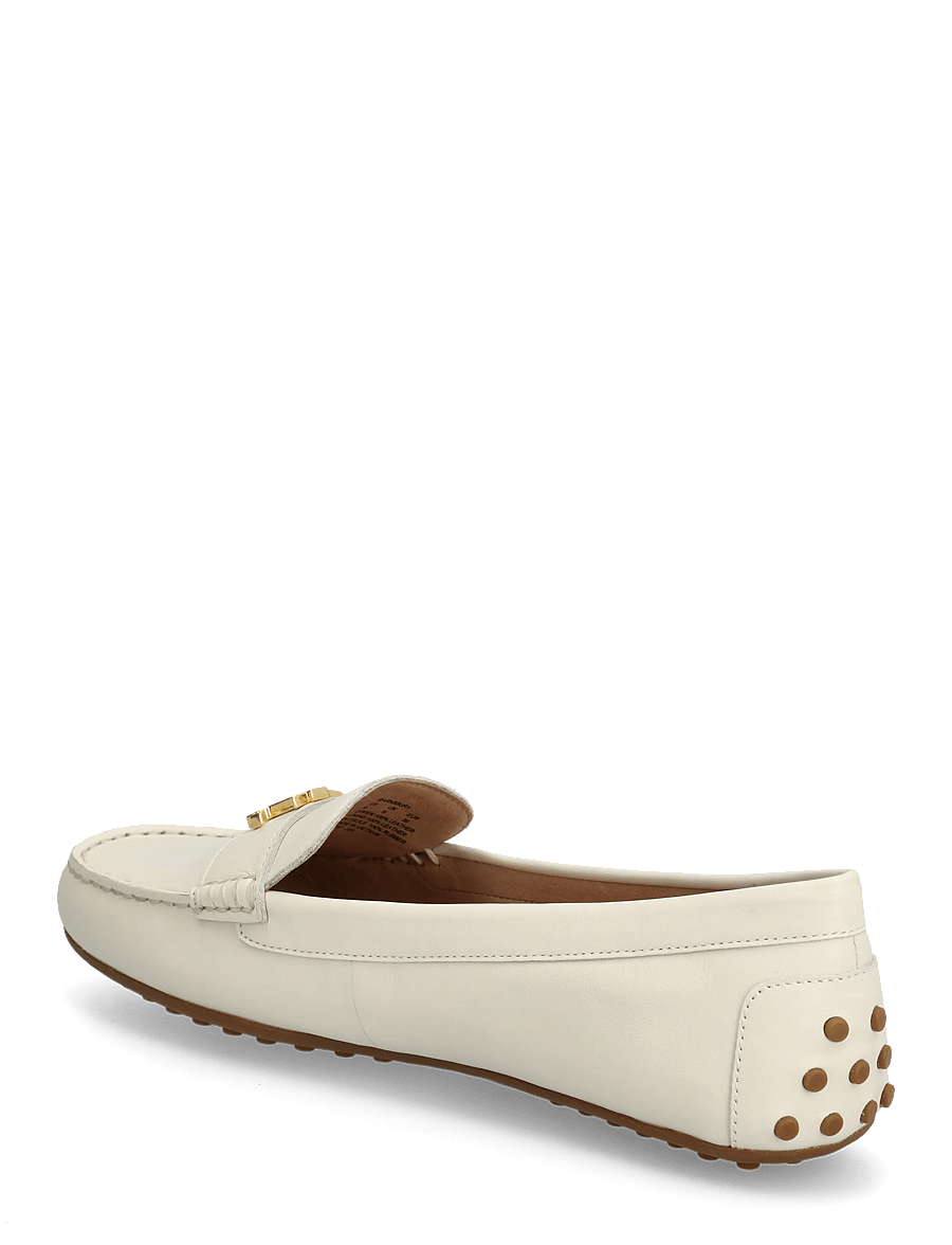 Lauren Ralph Lauren - Barnsbury Nappa Leather Driver - mode trends - soft white with g - 2