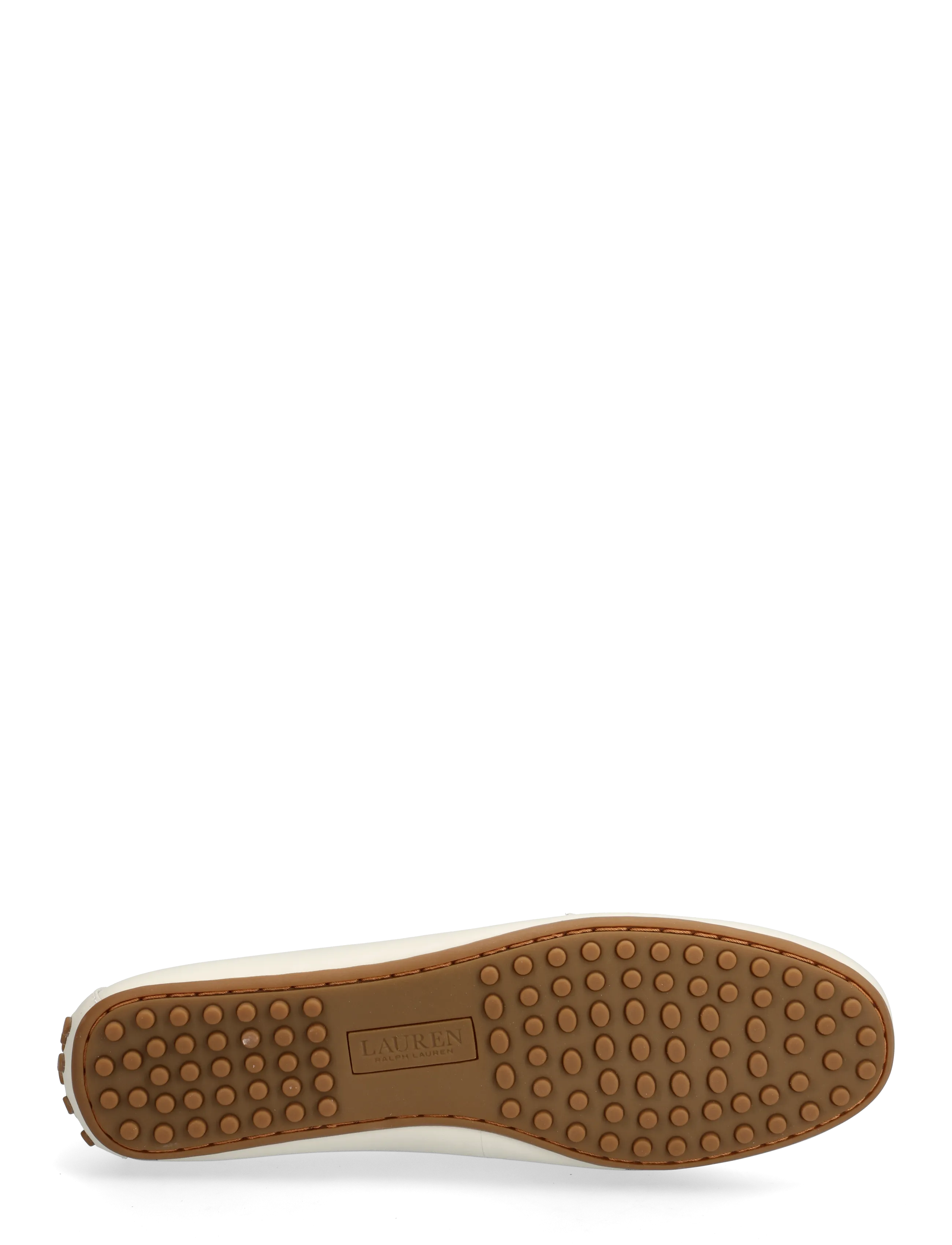 Lauren Ralph Lauren - Barnsbury Nappa Leather Driver - mode trends - soft white with g - 4