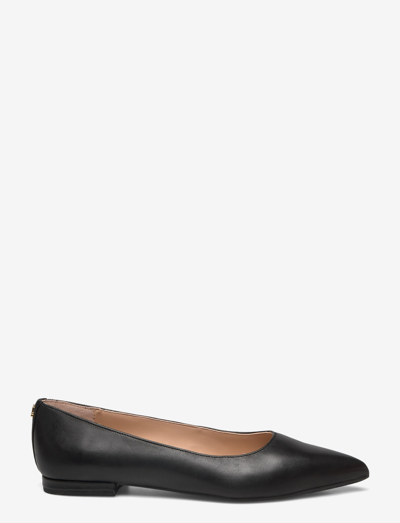 Lauren Ralph Lauren - Londyn Burnished Leather Ballet Flat - særlige begivenheder - black - 1