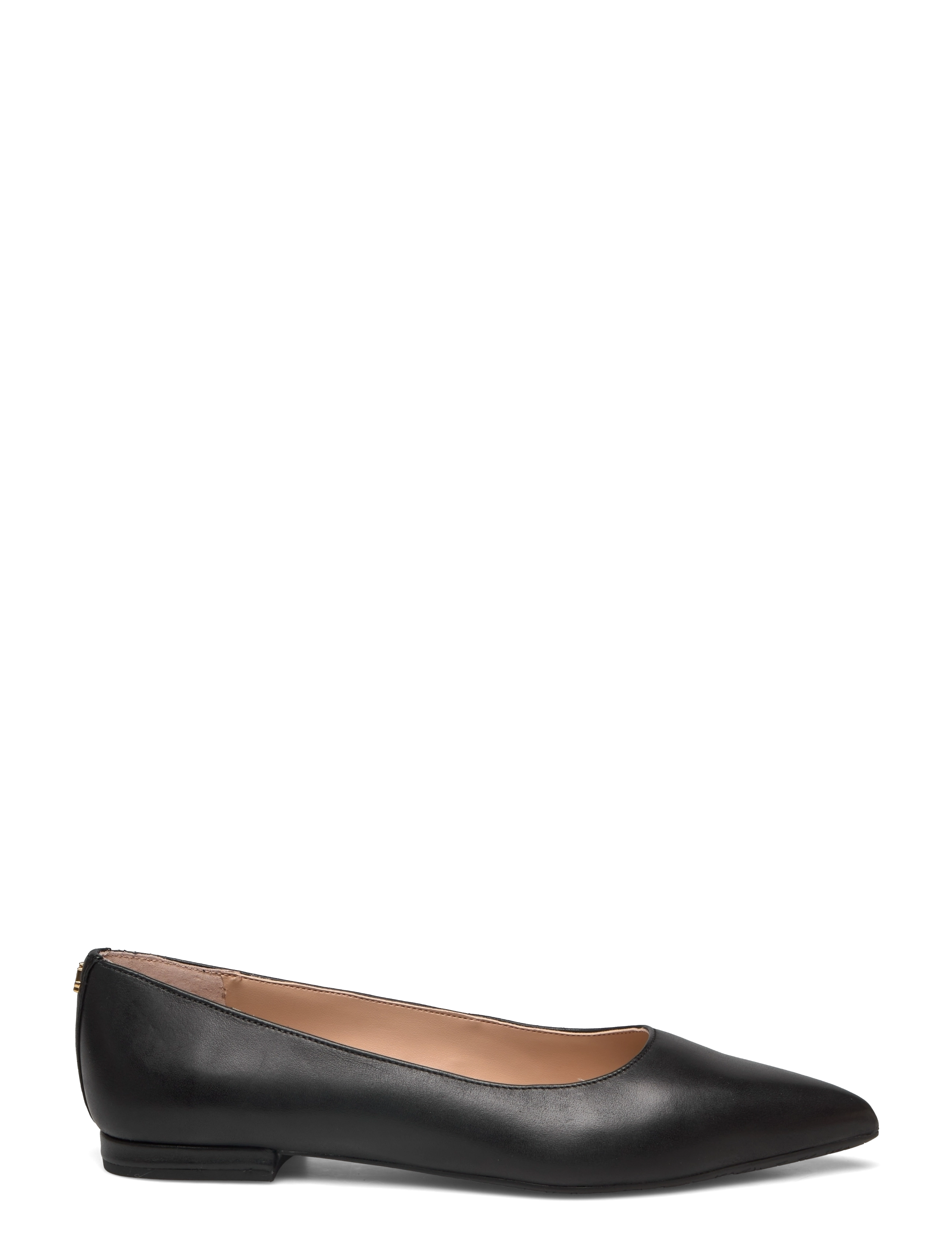 Lauren Ralph Lauren - Londyn Burnished Leather Ballet Flat - black - 1