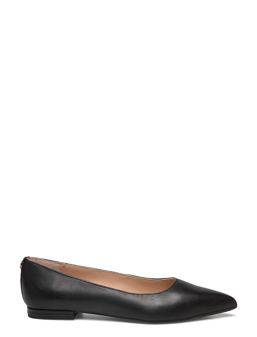 Lauren Ralph Lauren - Londyn Burnished Leather Ballet Flat - black - 1